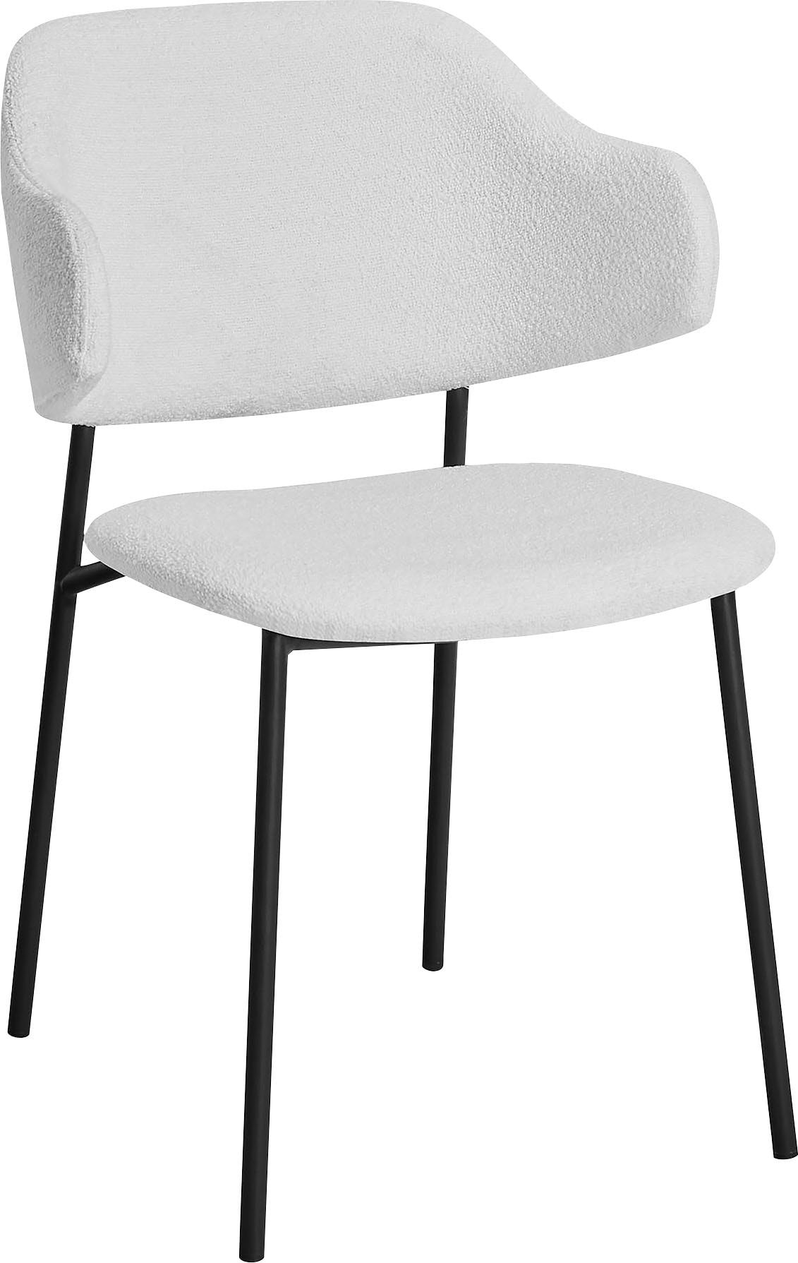 SalesFever Armlehnstuhl, ausgestellten mit bei (Set), OTTO und Design-Gestell St., Armlehnen Bouclé, 2