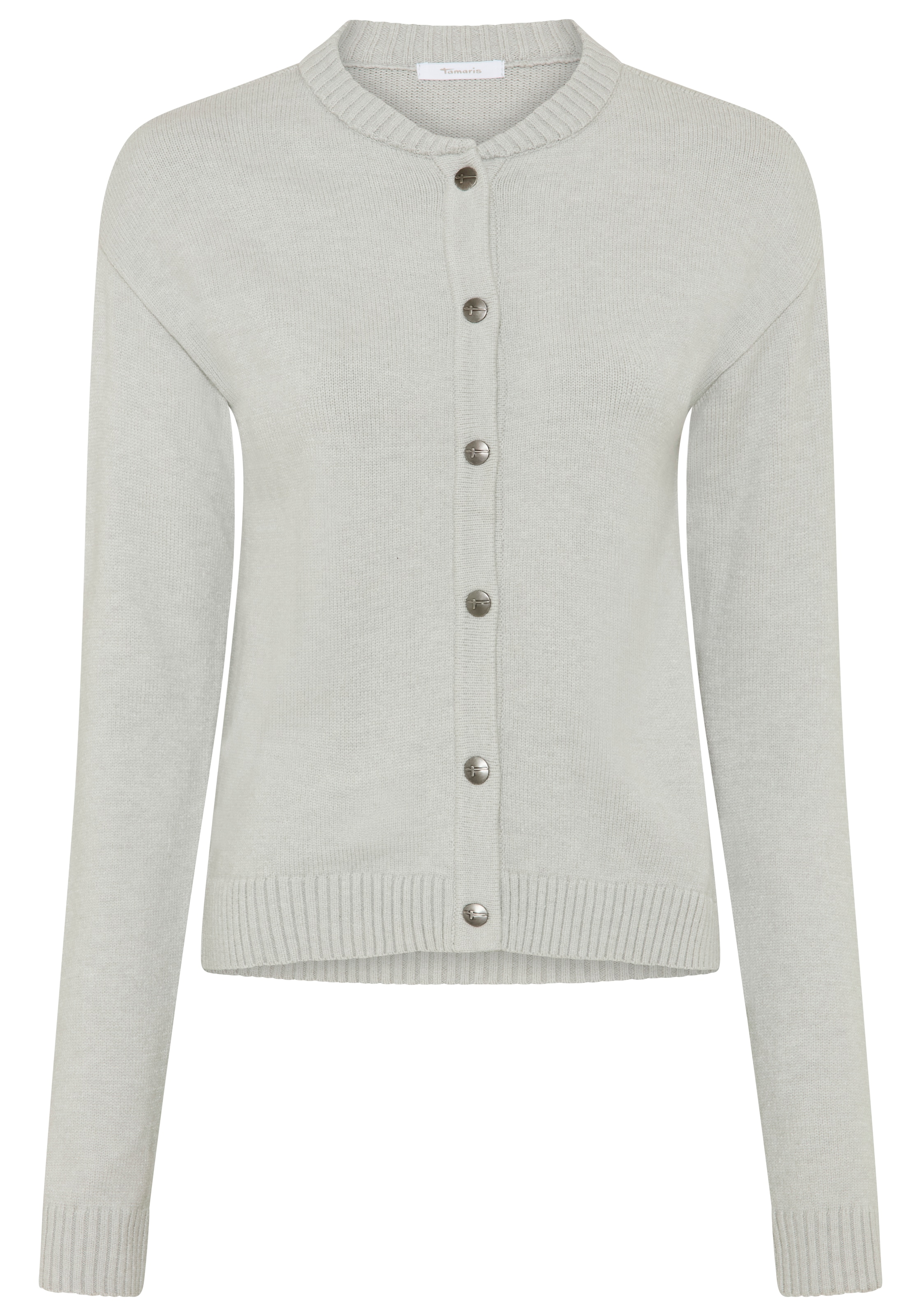 Tamaris Strickjacke »in lässiger Blouson-Form mit Bündchen« aus weicher Viskosemischung