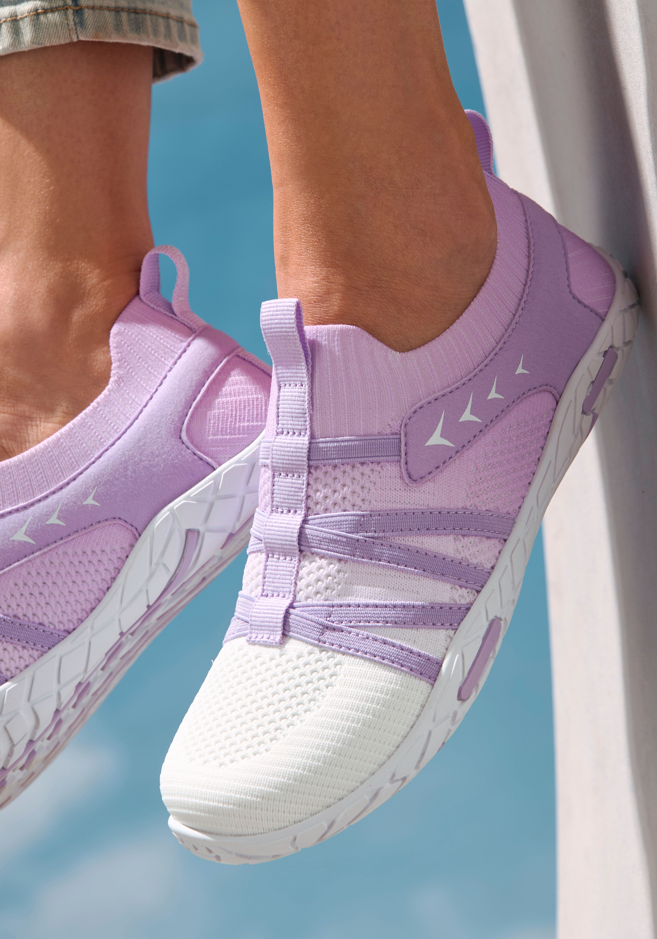 Vivance Sneaker »Halbschuh, Freizeitschuh«, mit Farbverlauf zum Reinschlüpfen