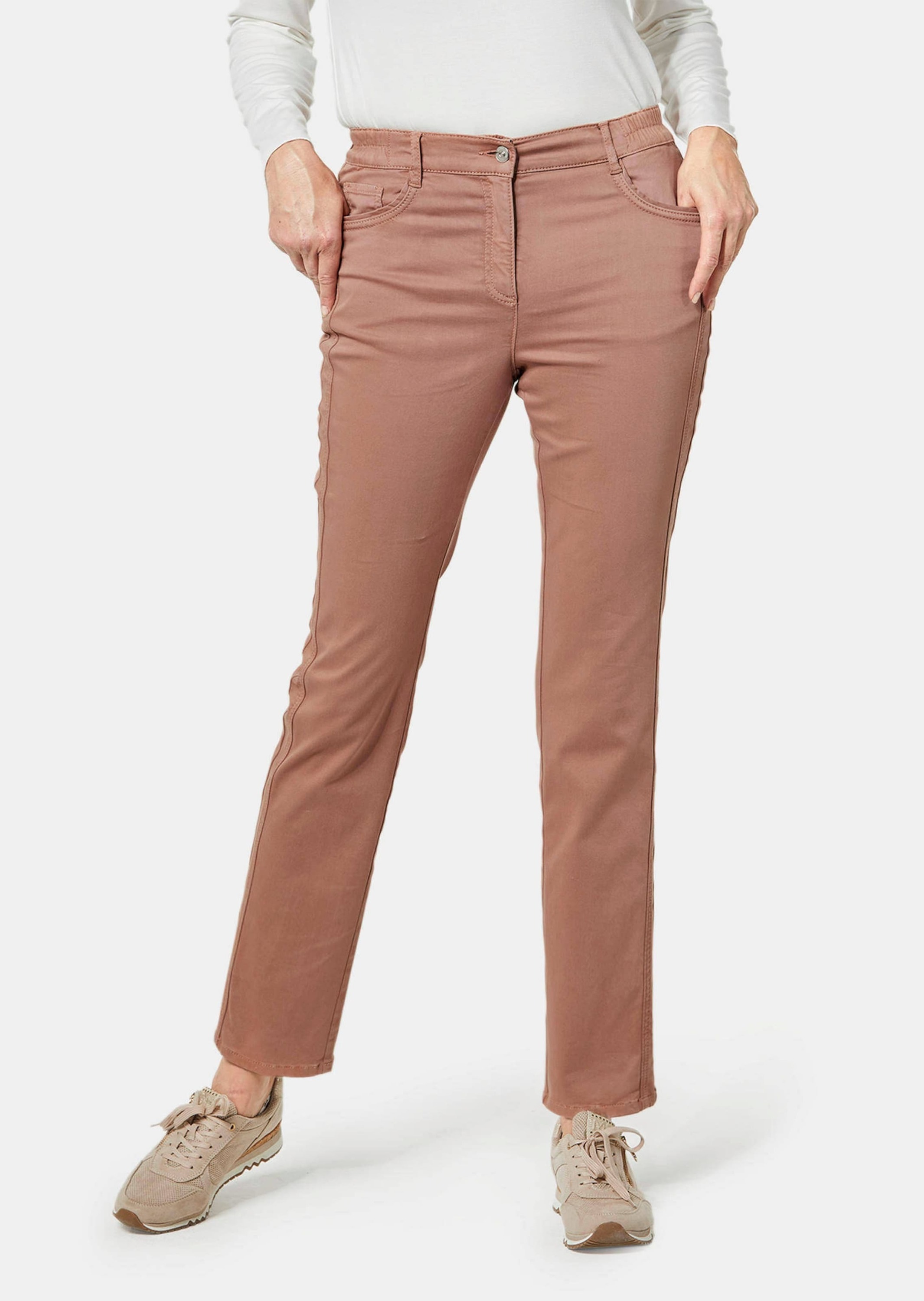 GOLDNER 2-in-1-Hose »Hose Carla in jeanstypischer Form und trendstarker Farbe«