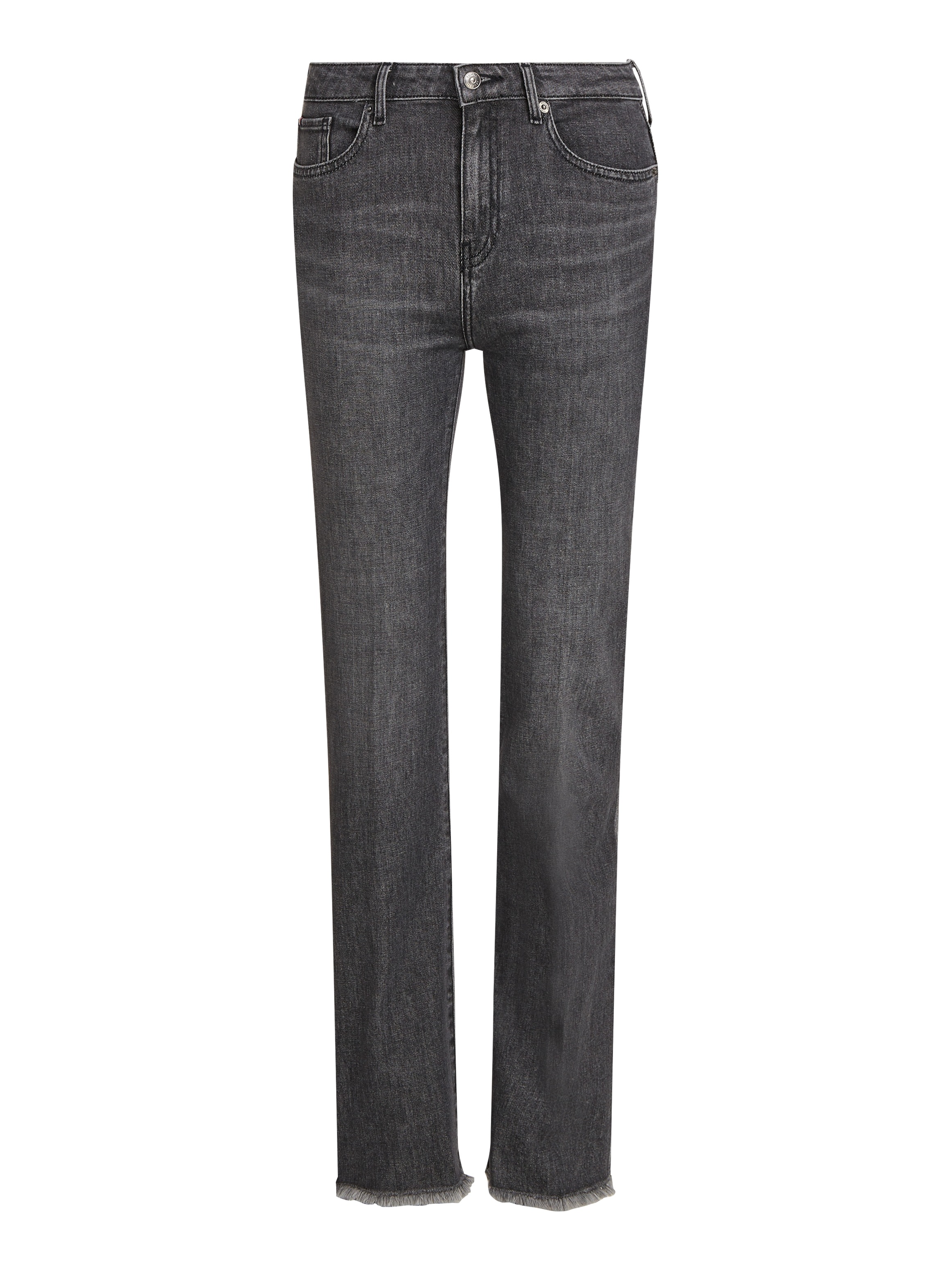 Tommy Hilfiger Bootcut-Jeans »BOOTCUT RW BEA«, mit Leder-Badge