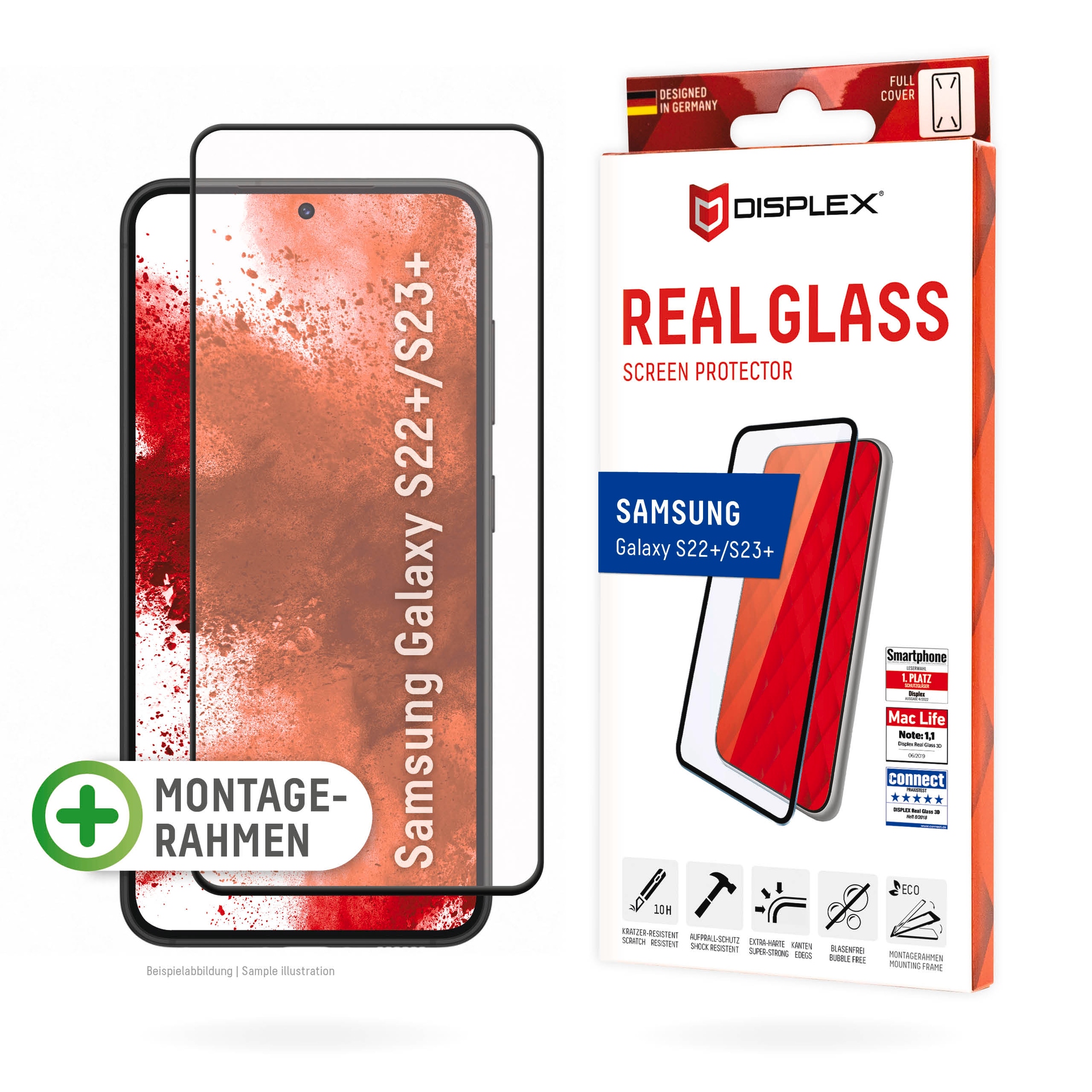 Displayschutzglas »Real Glass Full Cover«, Displayschutzfolie, Schutzfolie,...