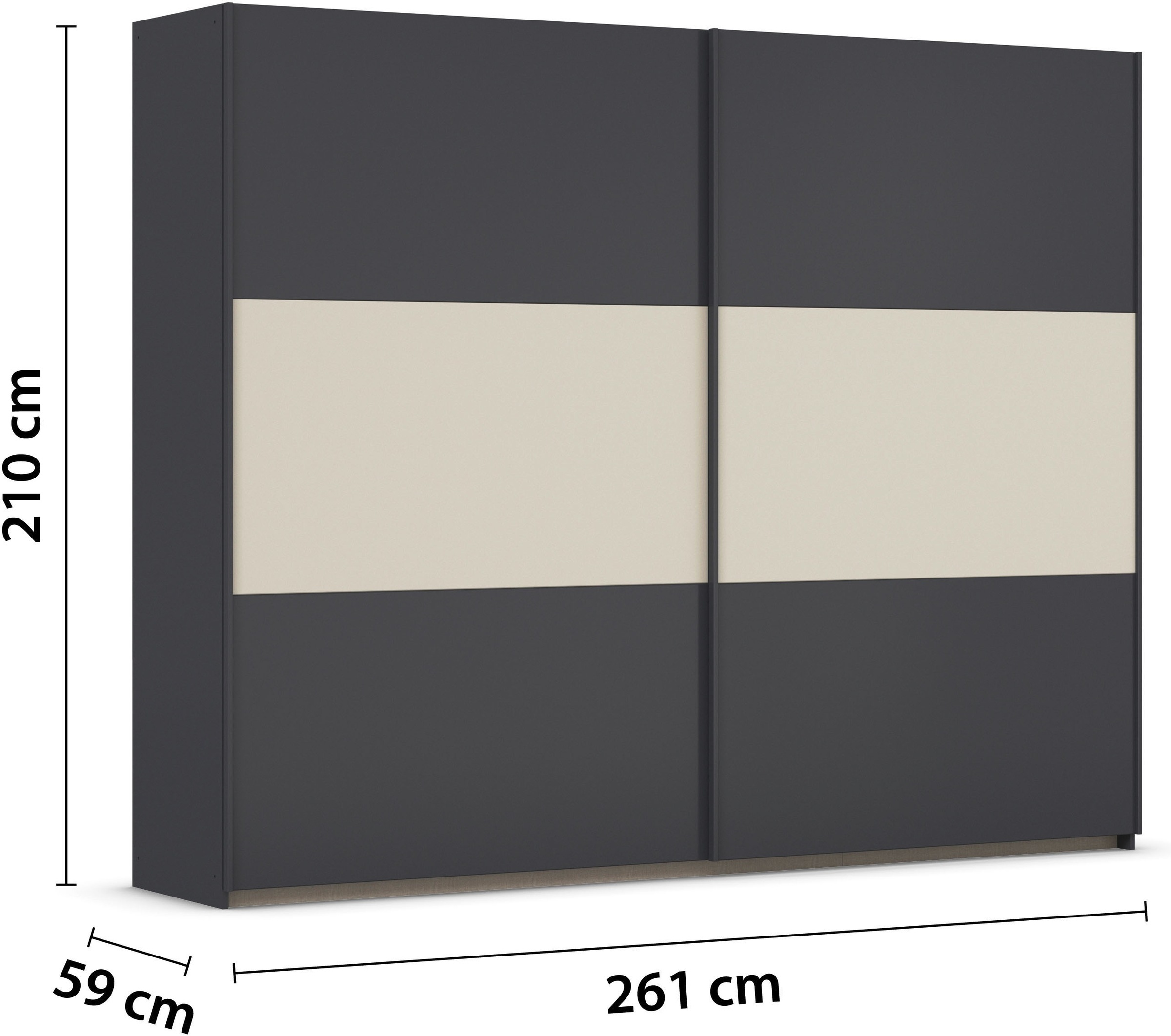 rauch Schwebetürenschrank »Kleiderschrank Schrank Garderobe Garderobenschrank Wäscheschrank NEO«, (in 3 verschiedenen Ausstattungen BASIC/CLASSIC/PREMIUM), mit großzügigem Stauraum und vielfältigen Farbkombinationen