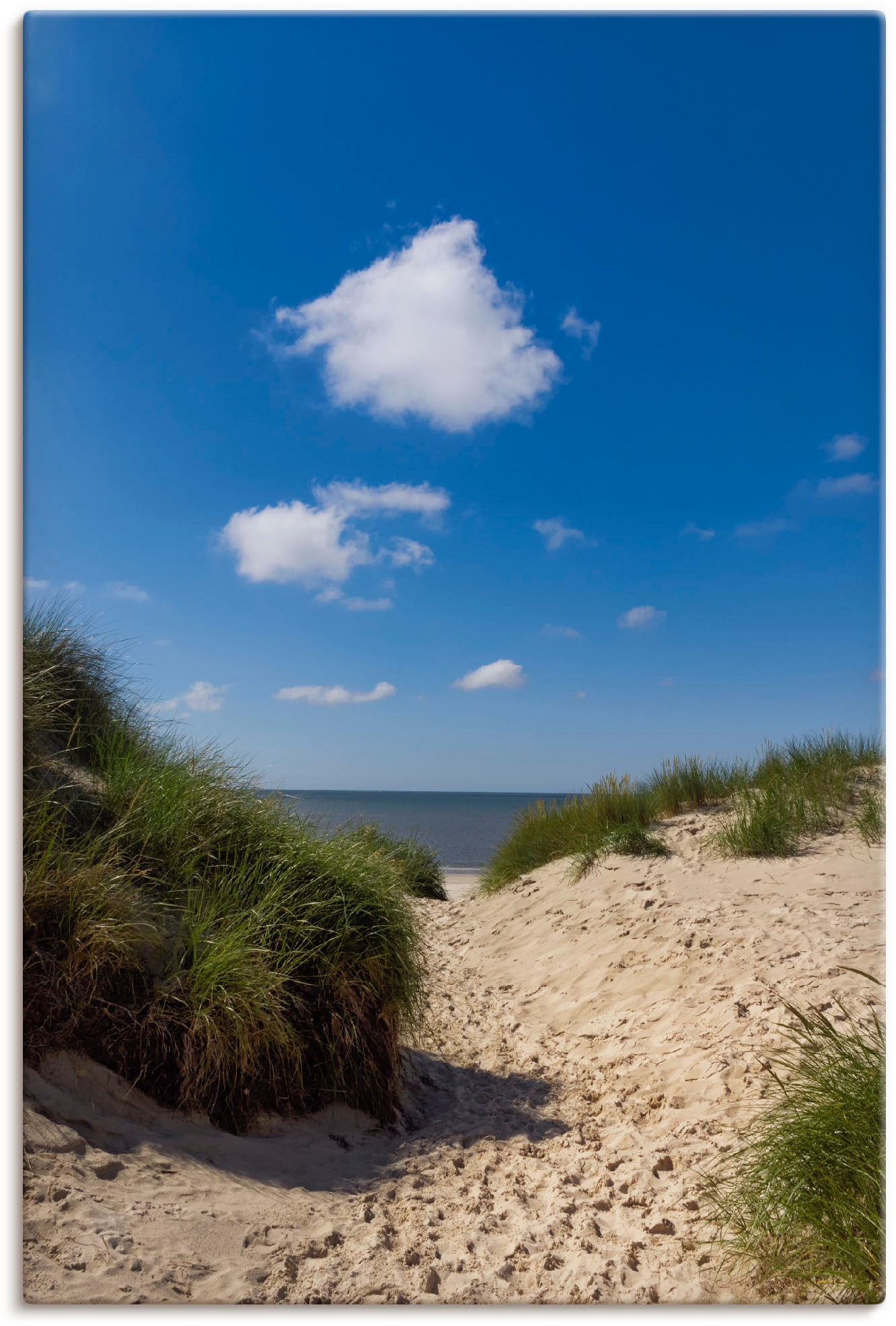 Leinwandbild »Weg zum Strand I«, Strand, (1 St.)