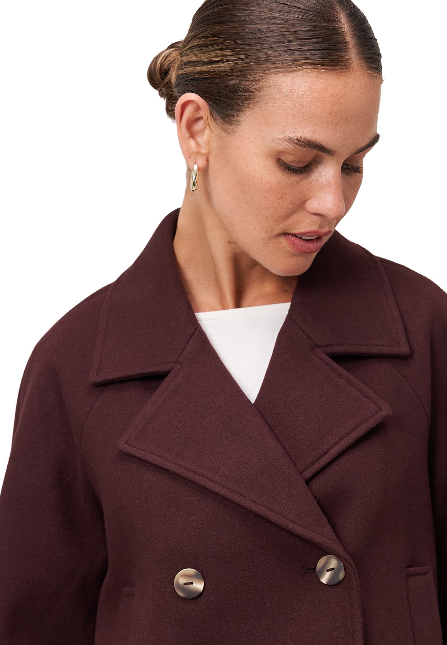 Zero Outdoorjacke »Jacke in Wolloptik«
