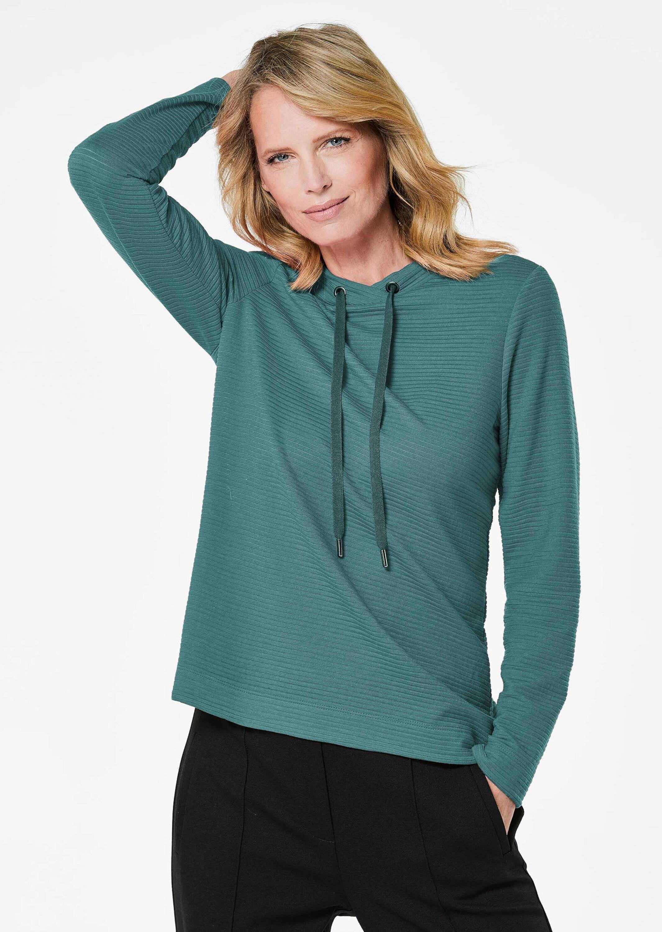 GOLDNER Kurzarmshirt »Sweatshirt Sweatshirt«