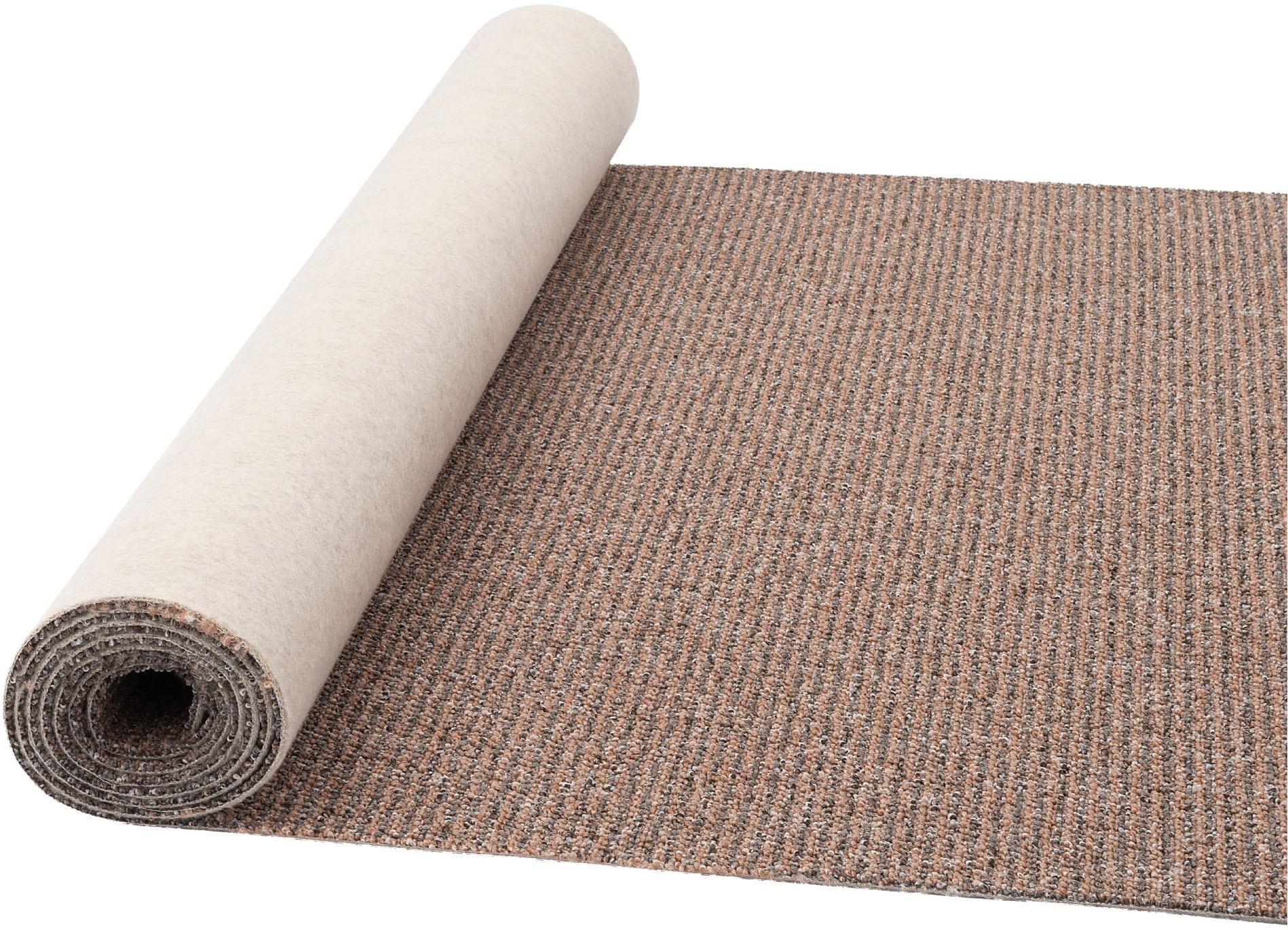 my home Teppichboden »Ruva«, rechteckig, 6 mm Höhe, strukturierte Oberfläche, Breite 400 cm, strapazierfähig, Wohnzimmer