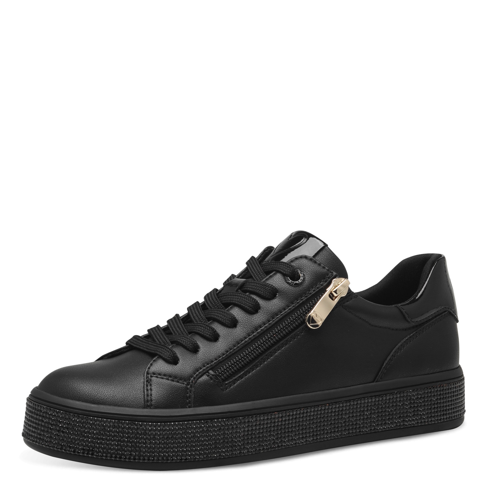 MARCO TOZZI Plateausneaker  , Freizeitschuh, Halbschuh, Schnürschuh in veganer Verarbeitung