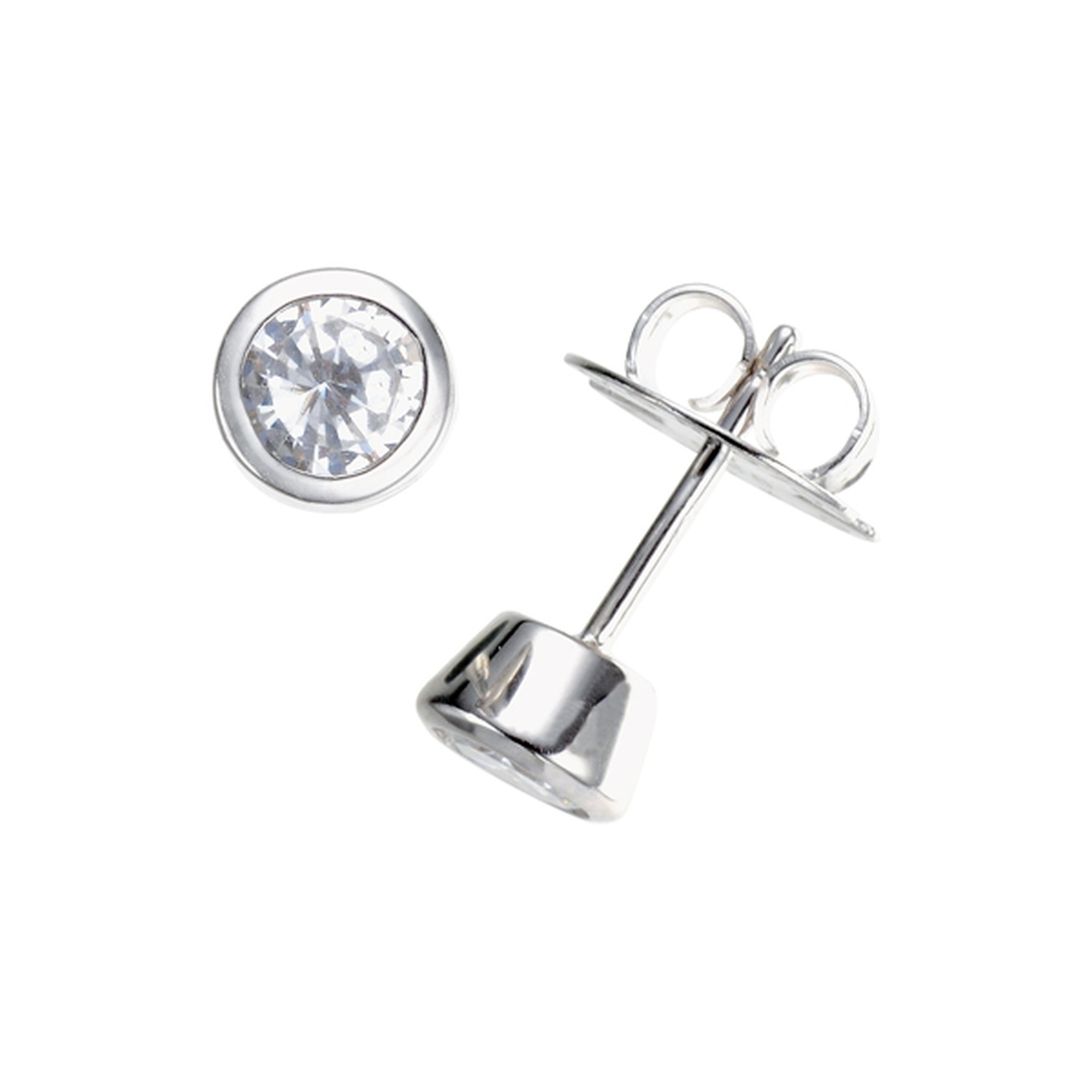 GIORGIO MARTELLO MILANO Paar Ohrstecker »Ohrstecker mit Zirkonia, Silber 925«