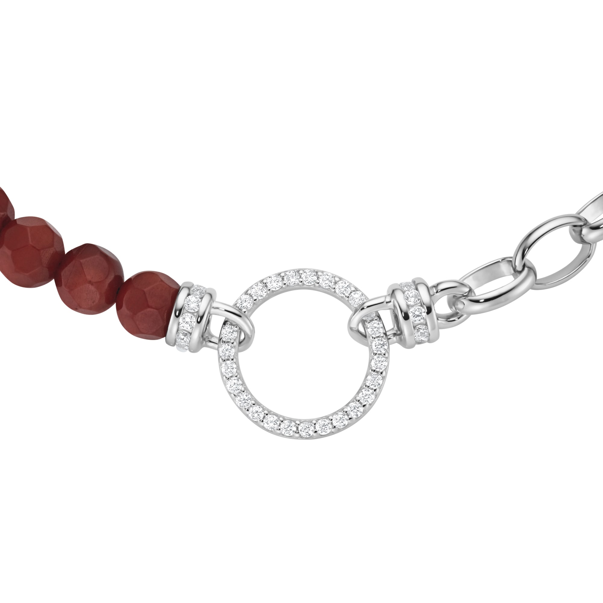 GIORGIO MARTELLO MILANO Armband »Armband mit Ziersteinen, Silber 925«