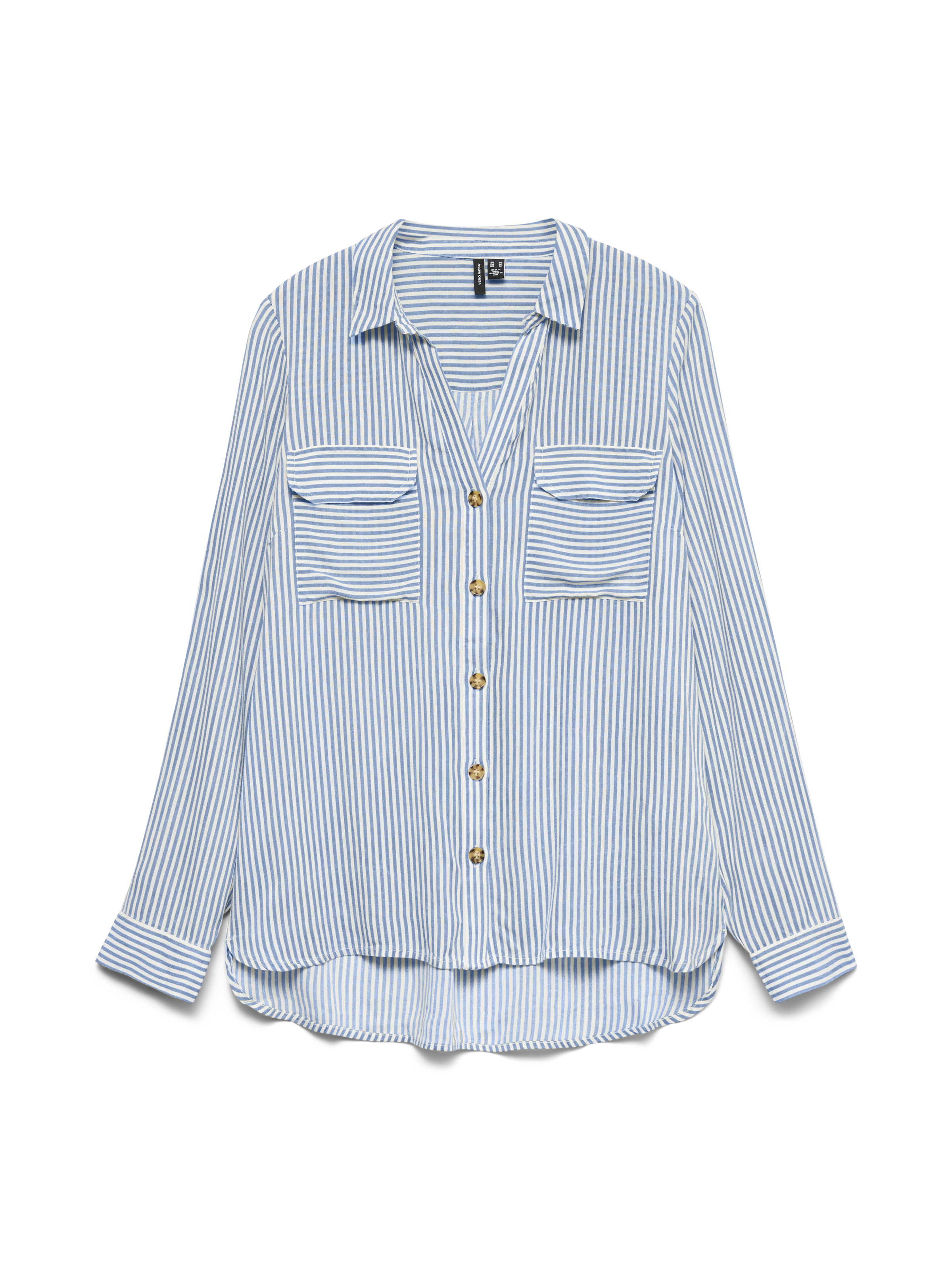 Vero Moda Hemdbluse »VMBUMPY L/S SHIRT NEW WVN GA NOOS« Viskose, regular fit