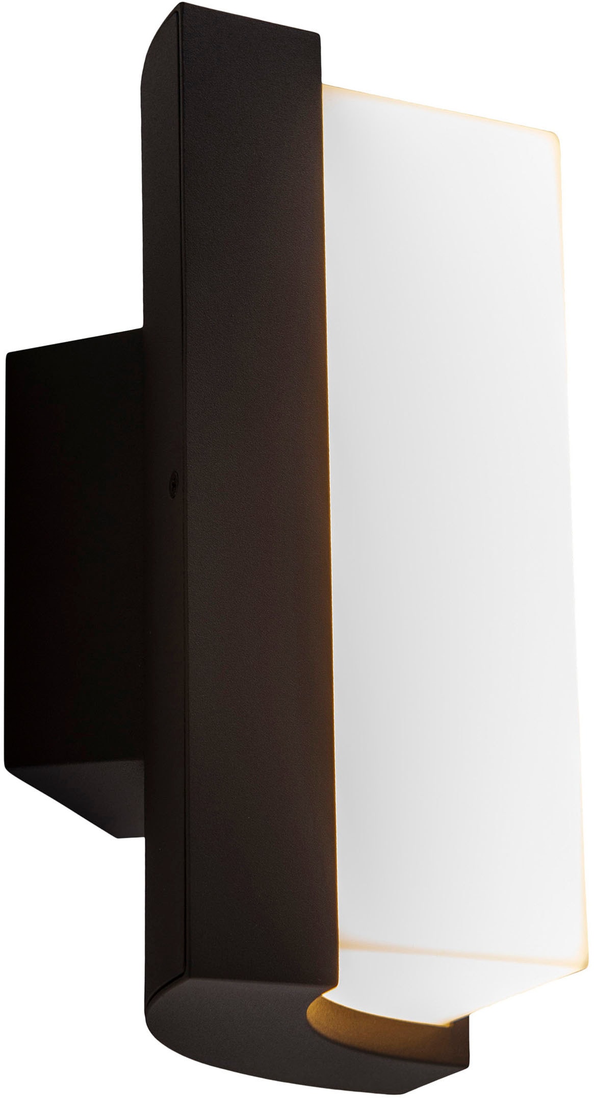 näve LED Außen-Wandleuchte »Rico«, 1 flammig, Leuchtmittel LED-Board | LED fest integriert, Wandleuchte, Terrasse, anthrazit, Höhe: 14,8cm, LED warmweiß