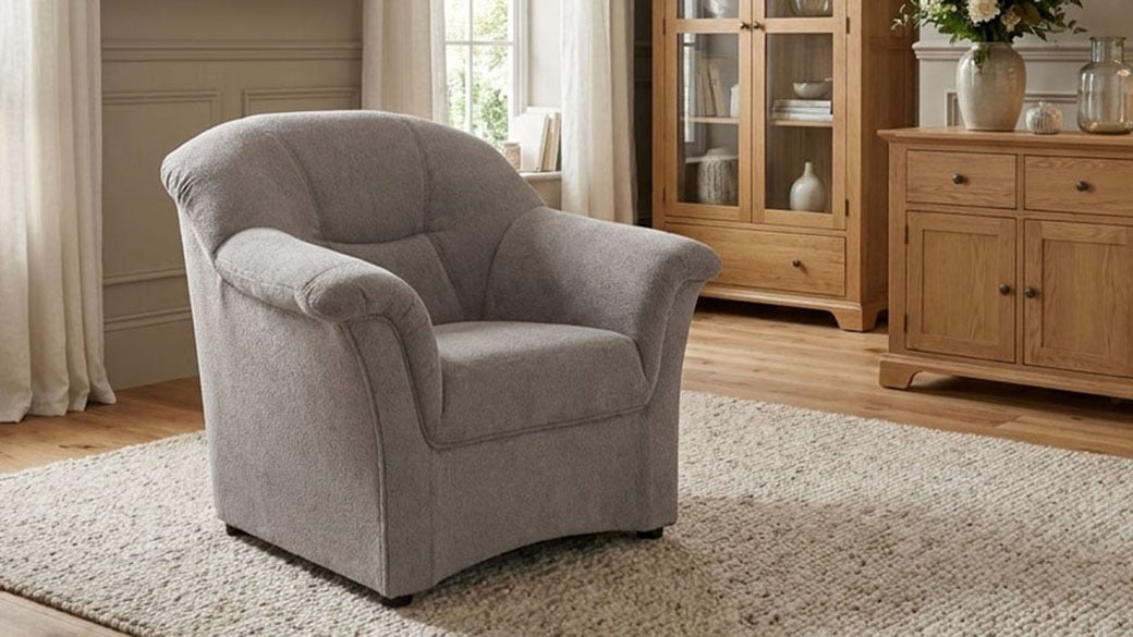 OTTO home Sessel »Langeland Sitzbreite 48 cm, besonders komfortabel durch Federkern« aus pflegeleichtem, weichem Bezug aus Luxus-Microfaser