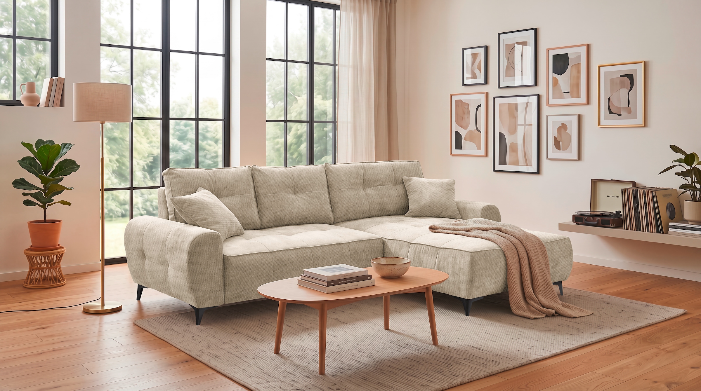 ED EXCITING DESIGN Ecksofa »Elisa«