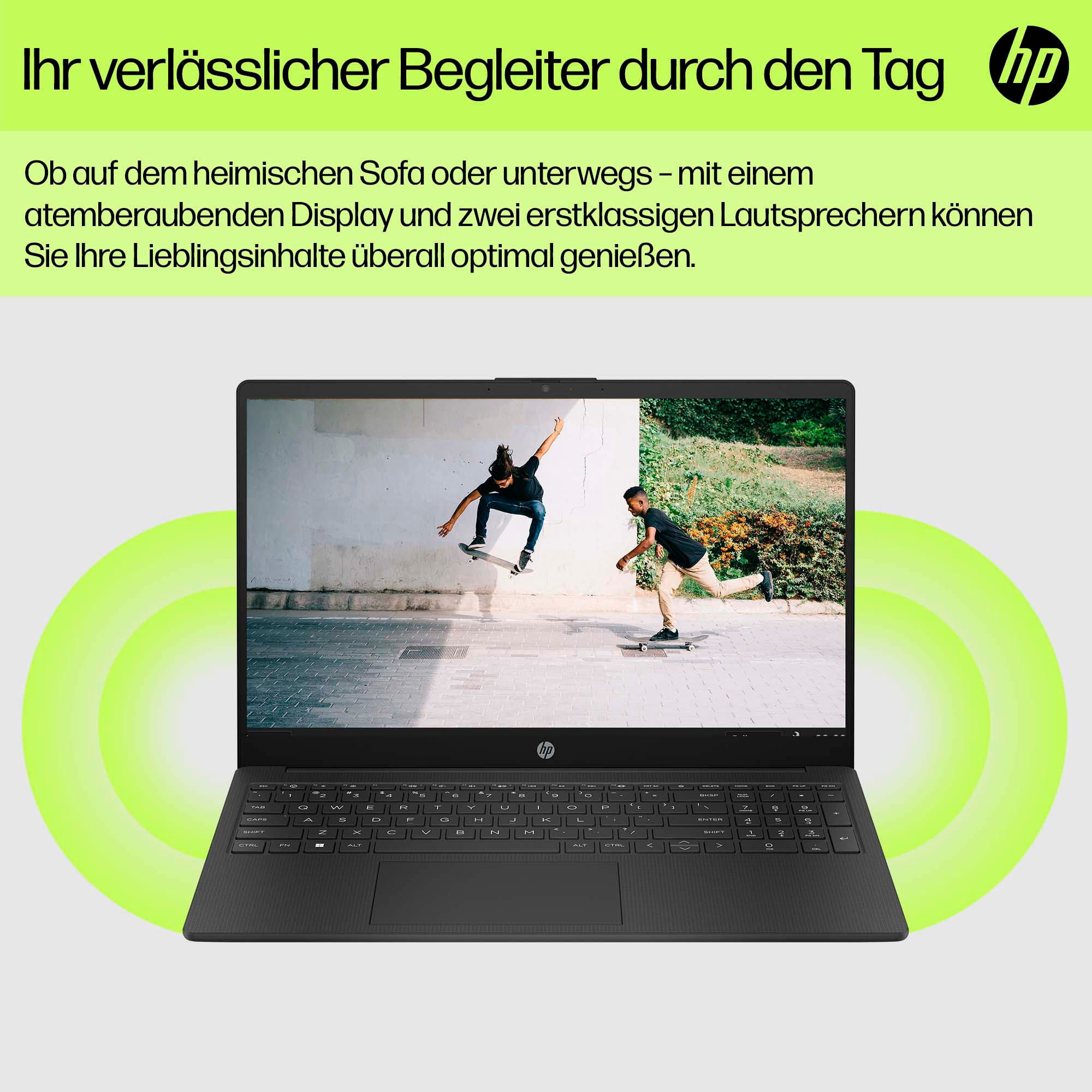 HP Notebook »15s-fq3216ng«, 39,6 cm, / 15,6 Zoll, Intel, Celeron, UHD Graphics, 128 GB SSD