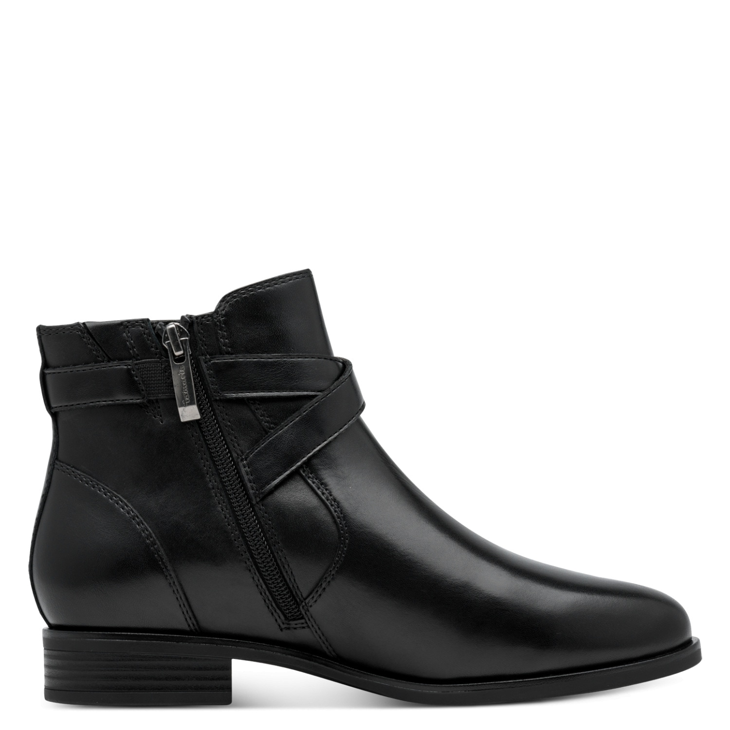 Tamaris Stiefelette  Blockabsatz, Basic-Boots mit dezentem Zierriemen
