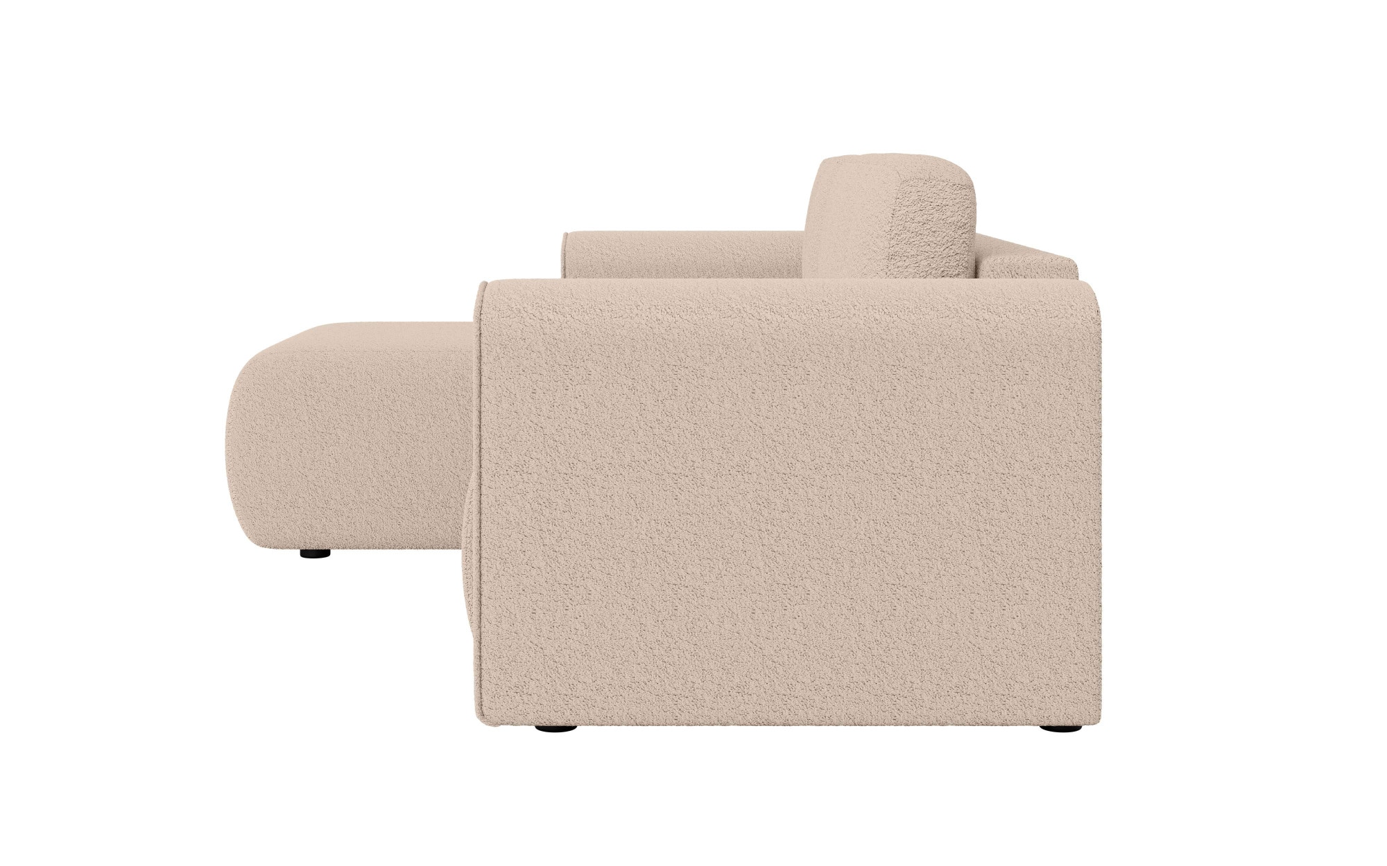 INOSIGN Ecksofa »Zacharia wahlweise Schlafsofa mit Bettkasten, B/T/H 250/166/86 cm«, L-Form mit Wellenunterfederung, Recamiere beidseitig montierbar