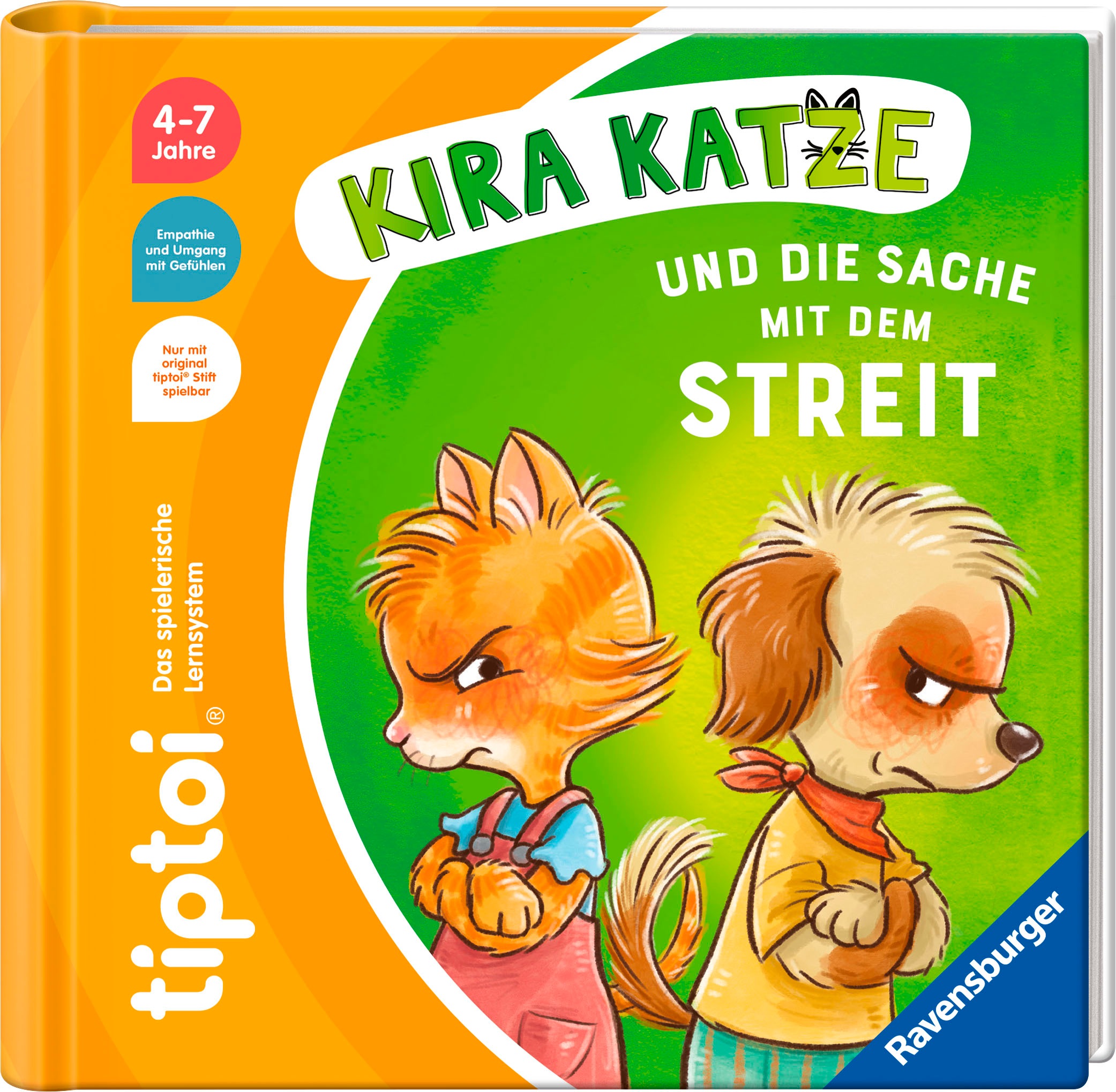 Ravensburger Buch »tiptoi® Bildergeschichten über den Umgang mit Gefühlen«, - Kira Katze und die Sache mit dem Streit; Made in Europe
