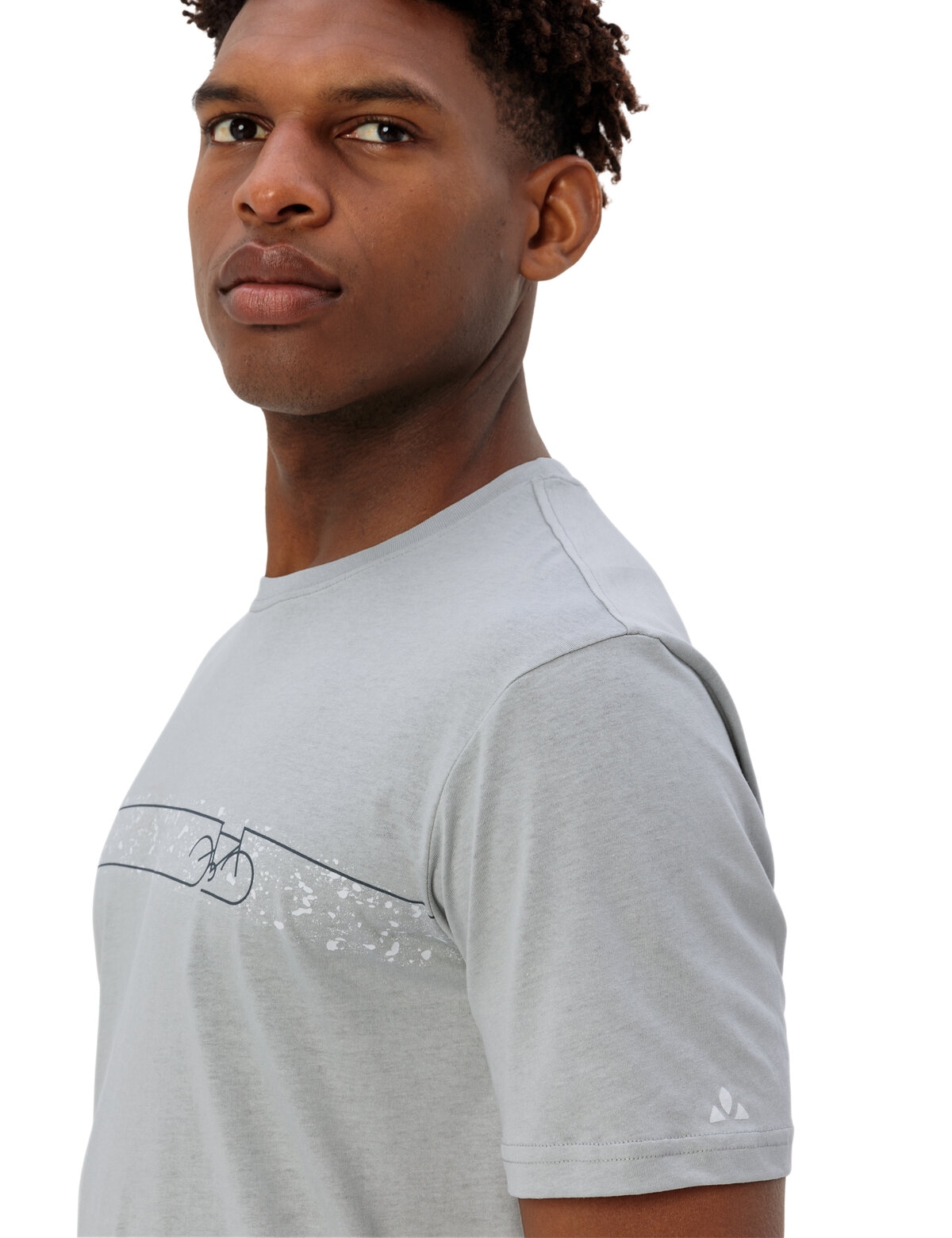 VAUDE Funktionsshirt »MEN'S CYCLIST T-SHIRT V«, Fahrradshirt mit Print