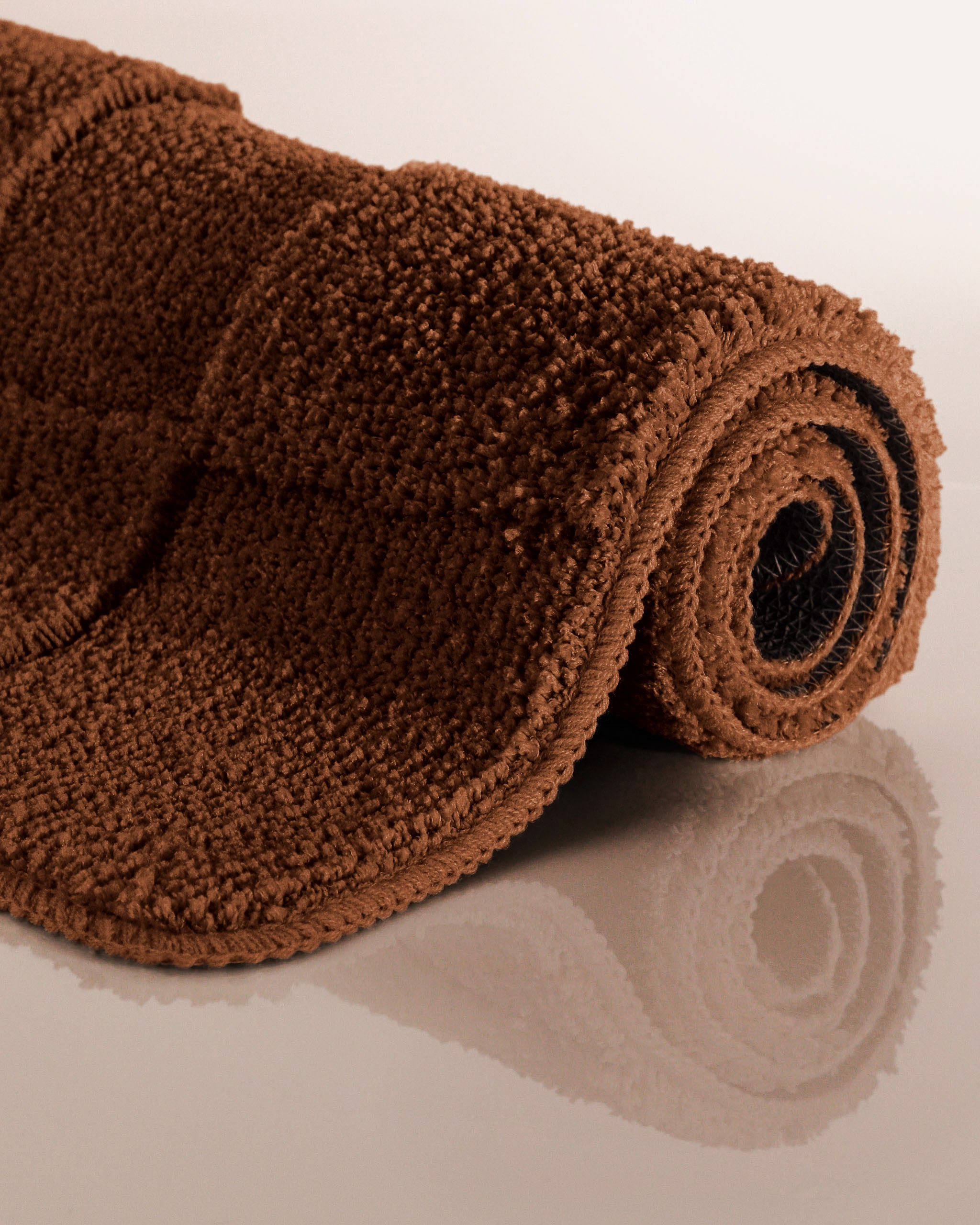 Wecon home Badematte »Davie« Höhe 25 mm rutschhemmend beschichtet schnell trocknend Badteppich, Hoch-Tief-Effekt, weich, rutschhemmend, waschbar, getuftet