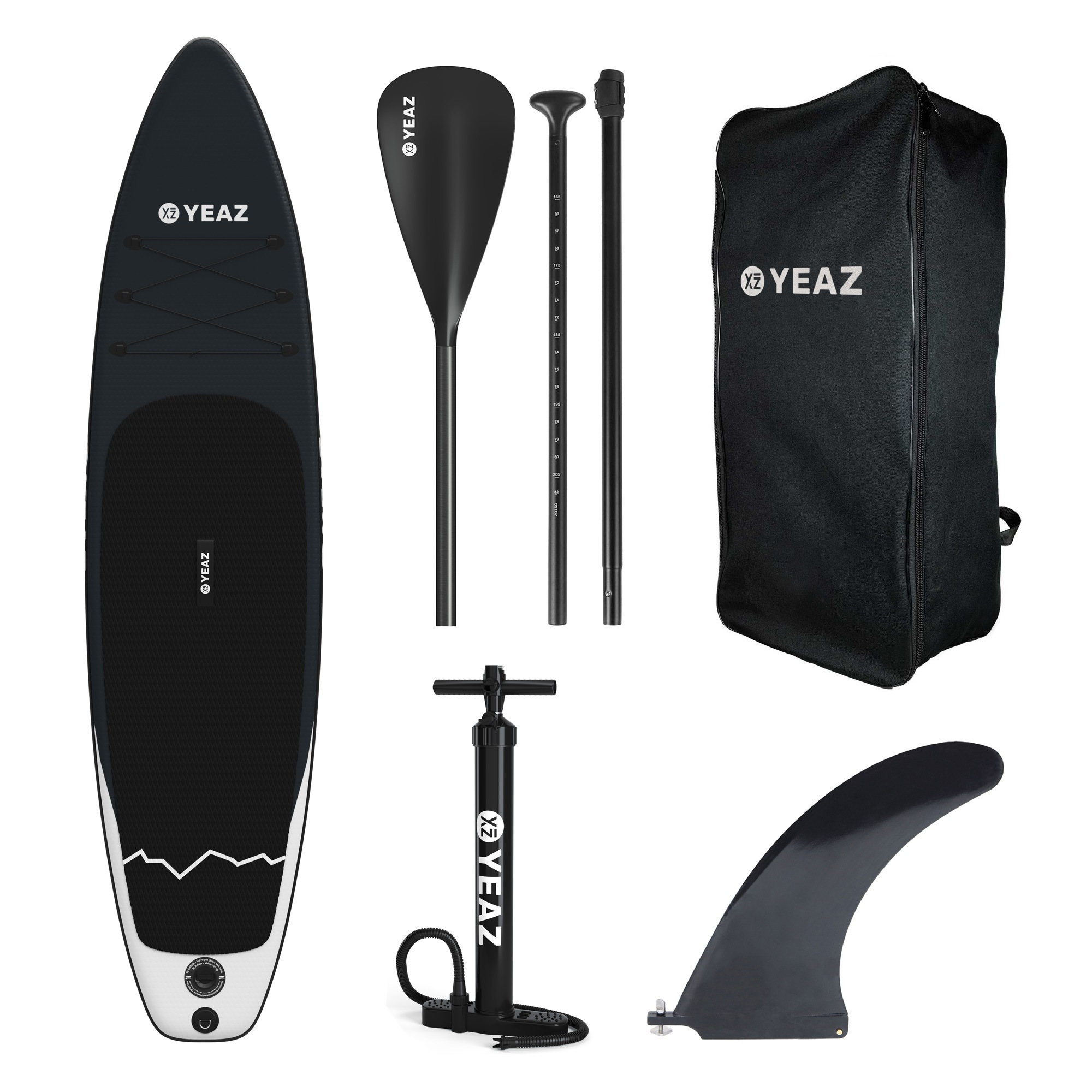 YEAZ Inflatable SUP-Board »SUP-Board mit Paddel, Pumpe und Rucksack NALU (EXOTRACE)«