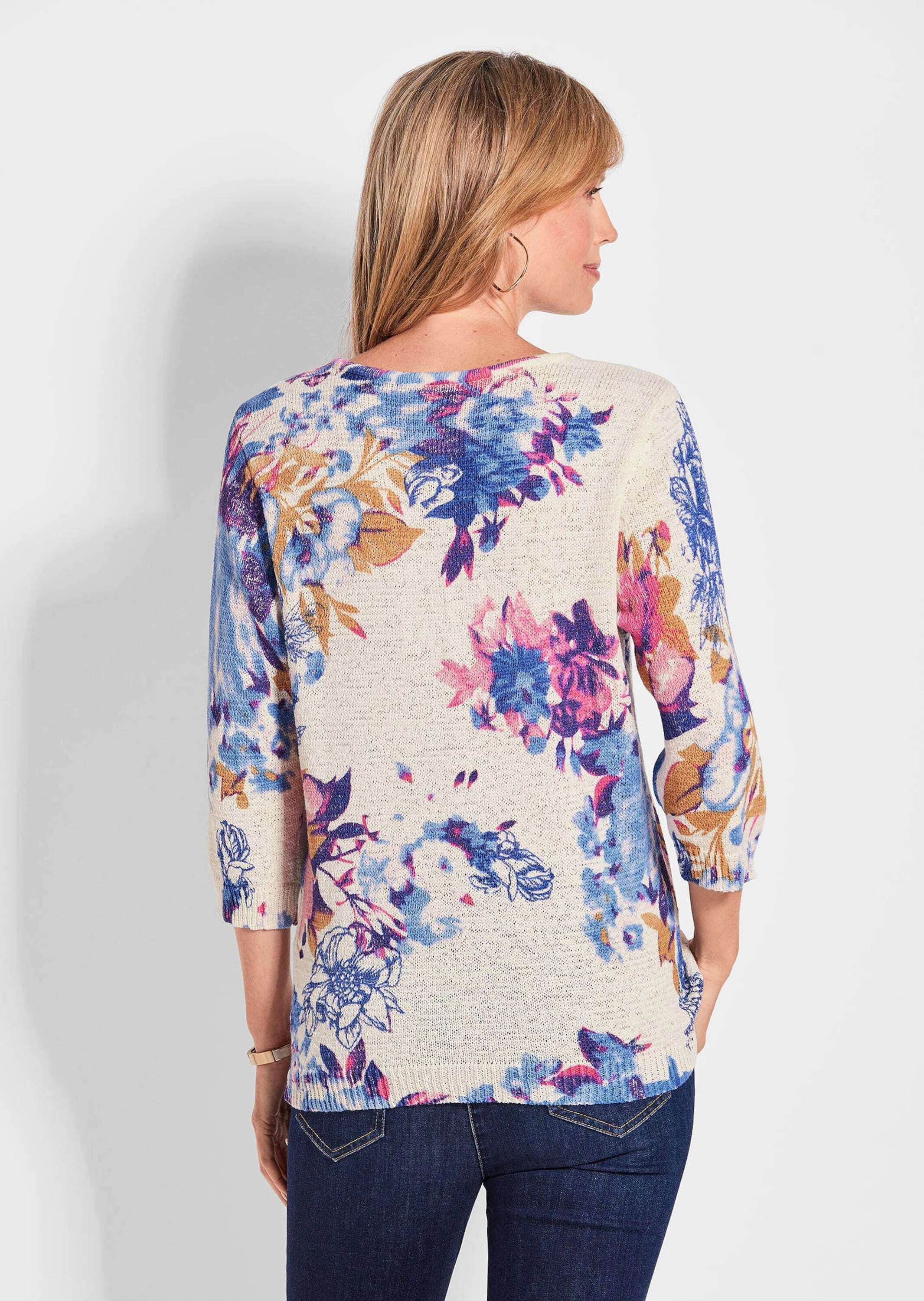 GOLDNER 2-in-1-Pullover »Druckpullover Femininer Druckpullover«