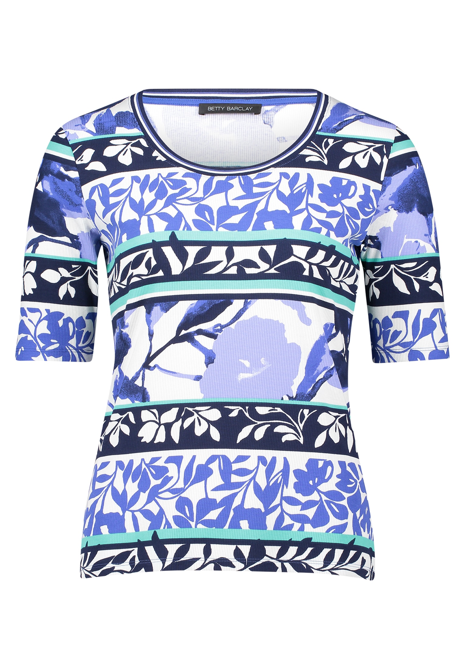 Betty Barclay Rundhalsshirt »Basic Shirt mit Rippenstruktur«