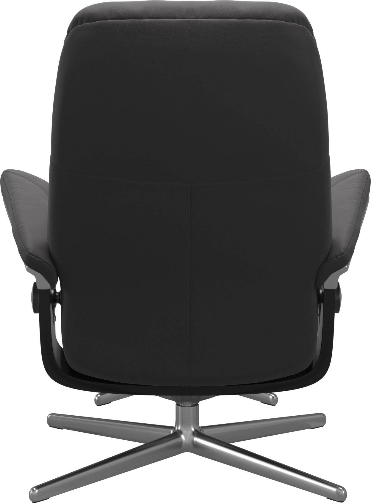 Stressless® Fußhocker »Consul«, mit Cross Base, Größe S, M & L, Holzakzent Schwarz