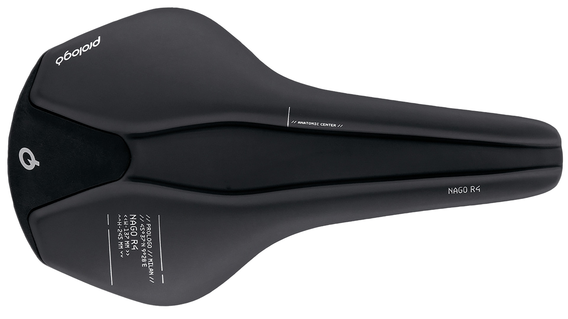 prolog cycling wear Fahrradsattel »Fahrrad-Sattel Nago R4 Tirox, 245x137mm«