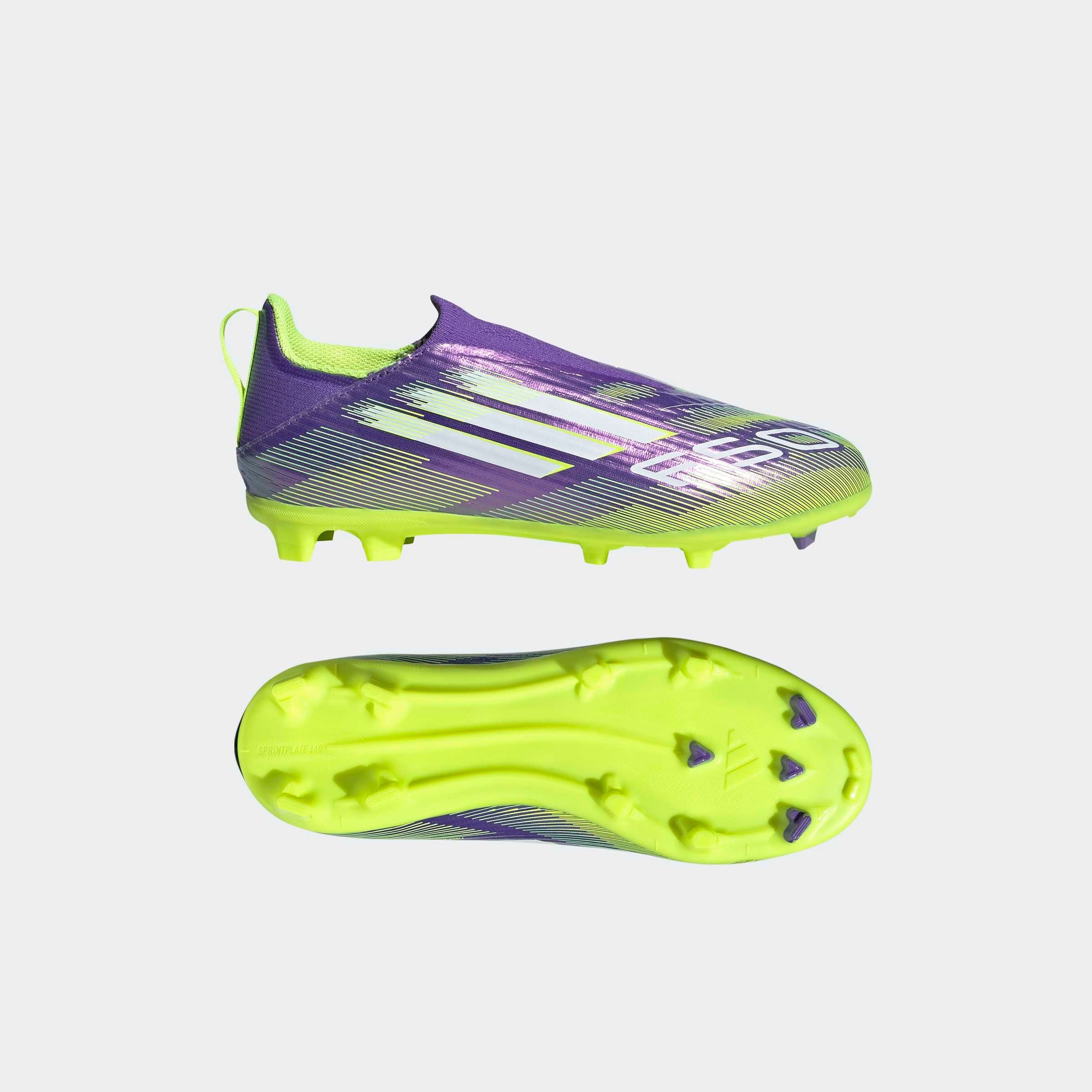 adidas Performance Fußballschuh »F50 LEAGUE LACELESS FIRM/MULTI-GROUND BOOTS KINDER«, geeignet für Rasen- und Kunstrasenplätze