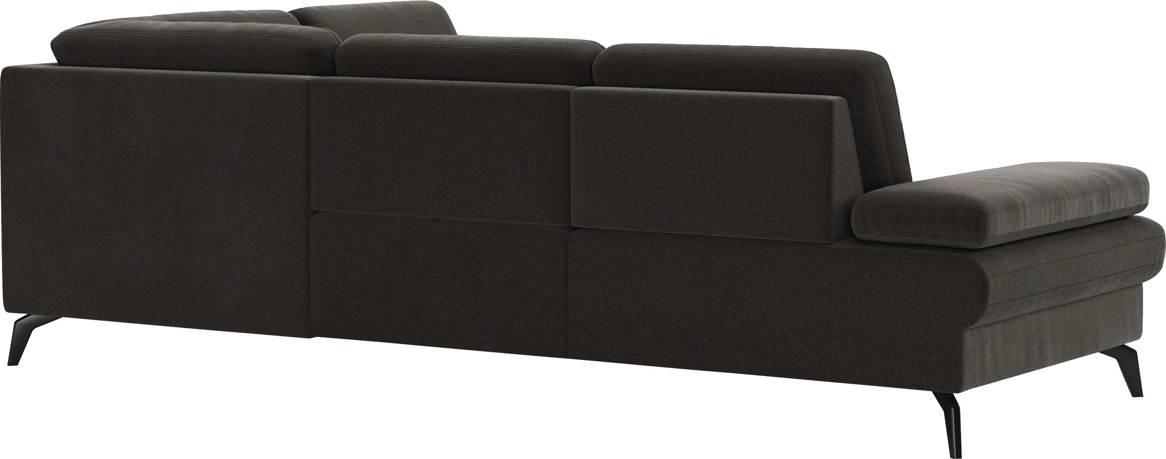 sit&more Ecksofa »Morris L-Form, inkl. Sitztiefenverstellung« wahlweise mit Armteilverstellung, Bettfunktion & Bettkasten