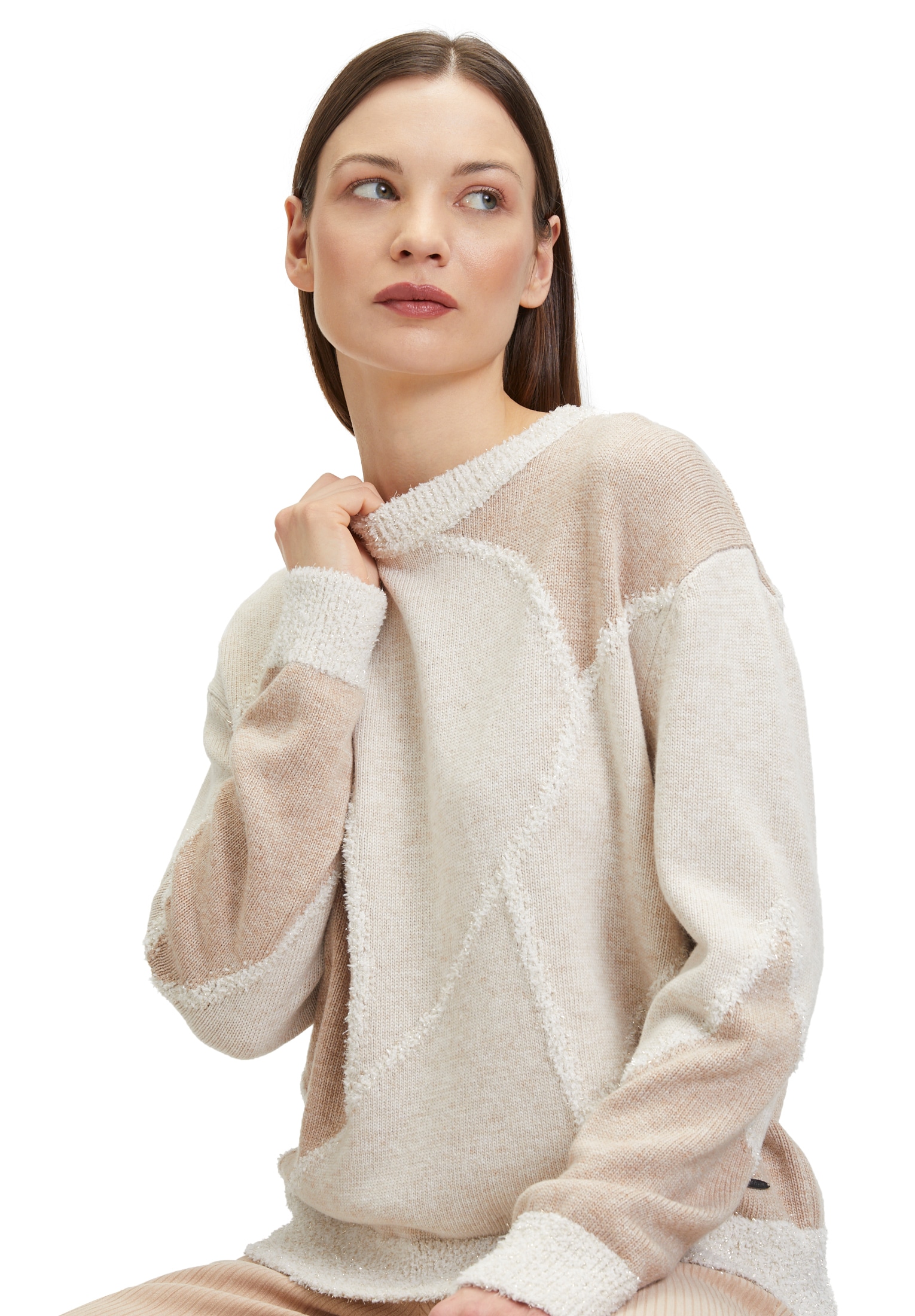 Betty&Co Strickpullover »Strickpullover mit Intarsie«
