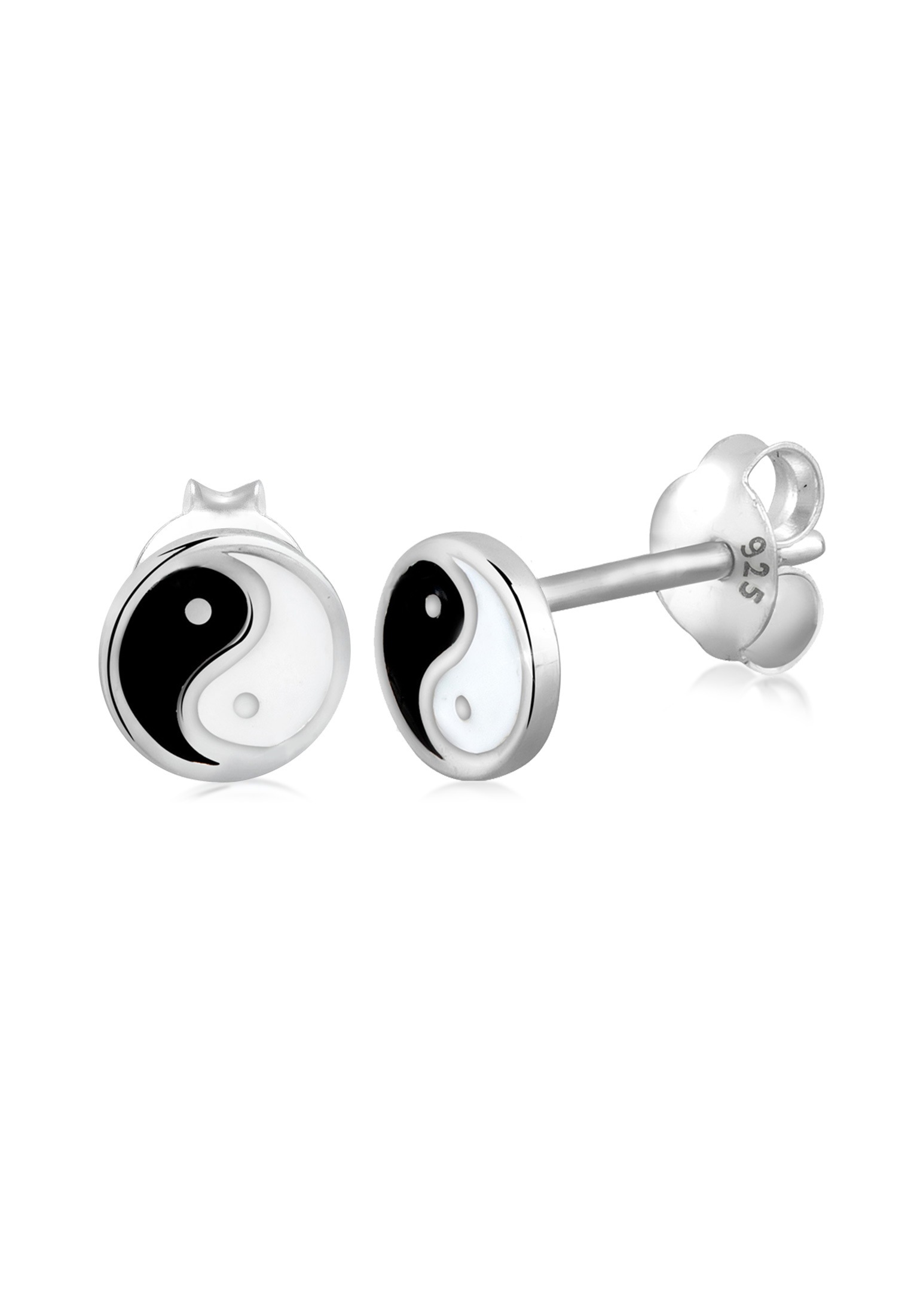 Elli Paar Ohrstecker »Ohrringe Yin Yang 925 Sterling Silber«