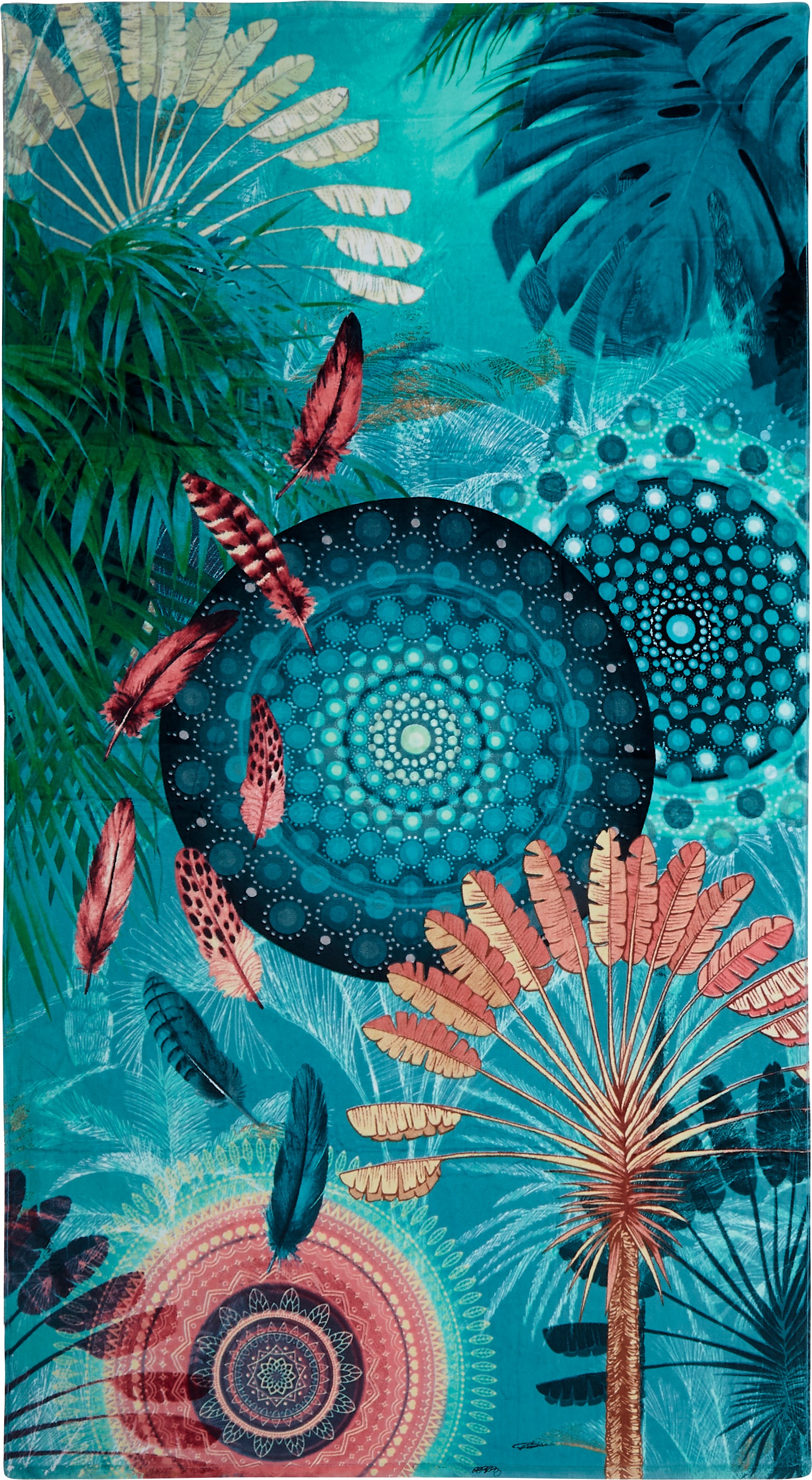 hip Strandtuch »Kanya«, (1 St.), mit Mandalas