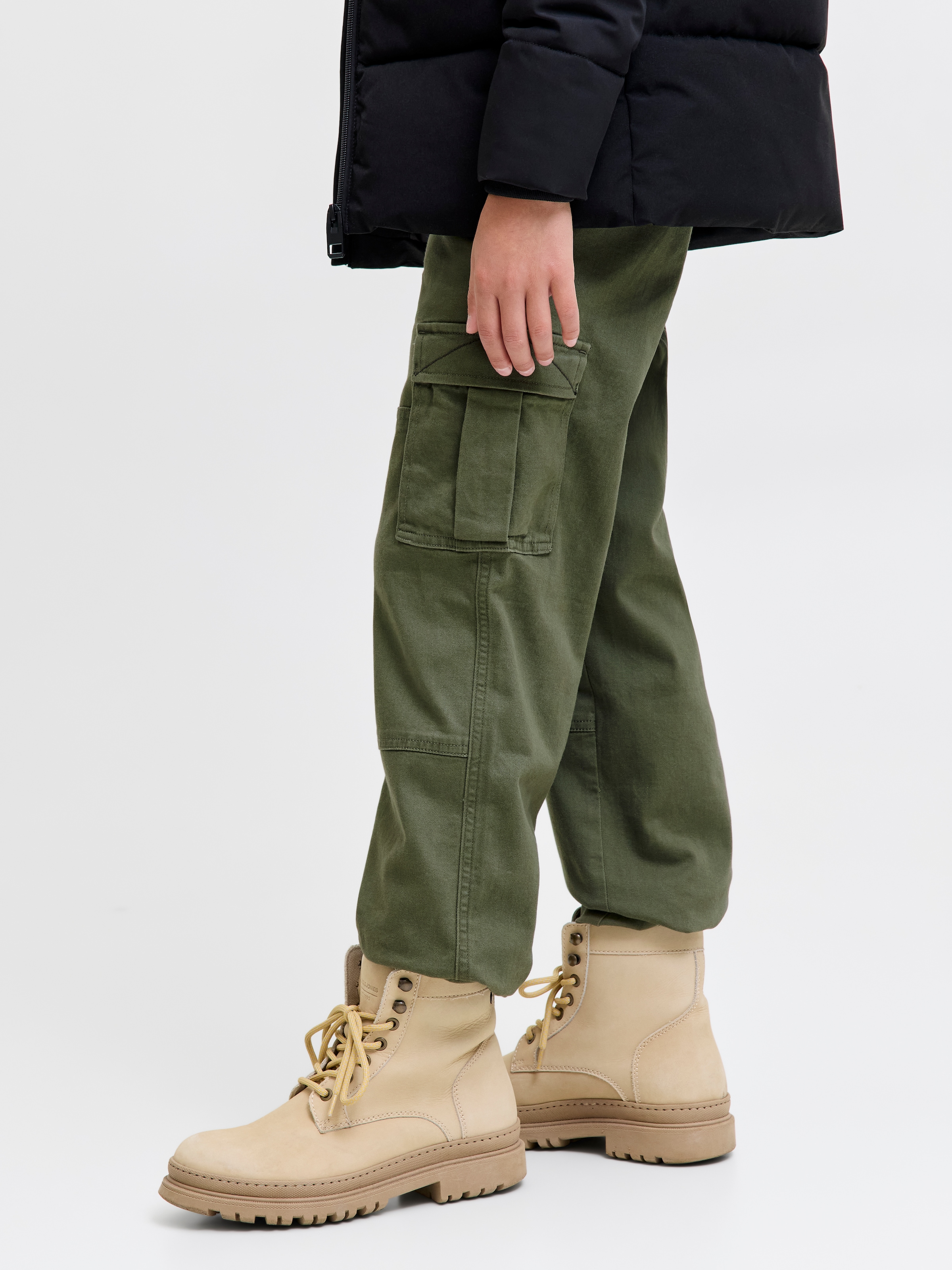 Jack & Jones Junior Cargohose »JPSTKANE JJJONNIE CUFFED CARGO JNR«