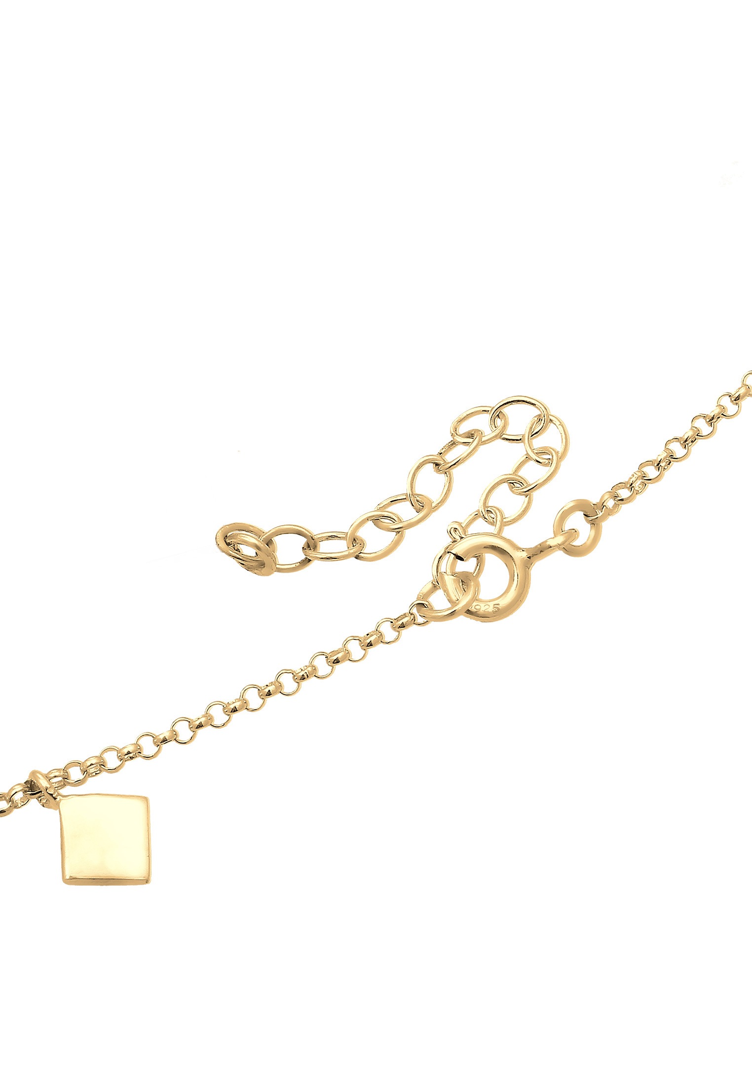Elli Choker »Halskette Choker Glas Kristalle Weiß 925 Sterling Silber«