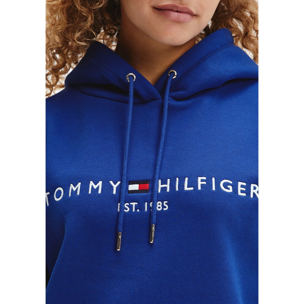 Tommy Hilfiger Kapuzensweatshirt »REGULAR HILFIGER HOODIE«, mit gesticktem Tommy Hilfiger Linear-Logo & Flag