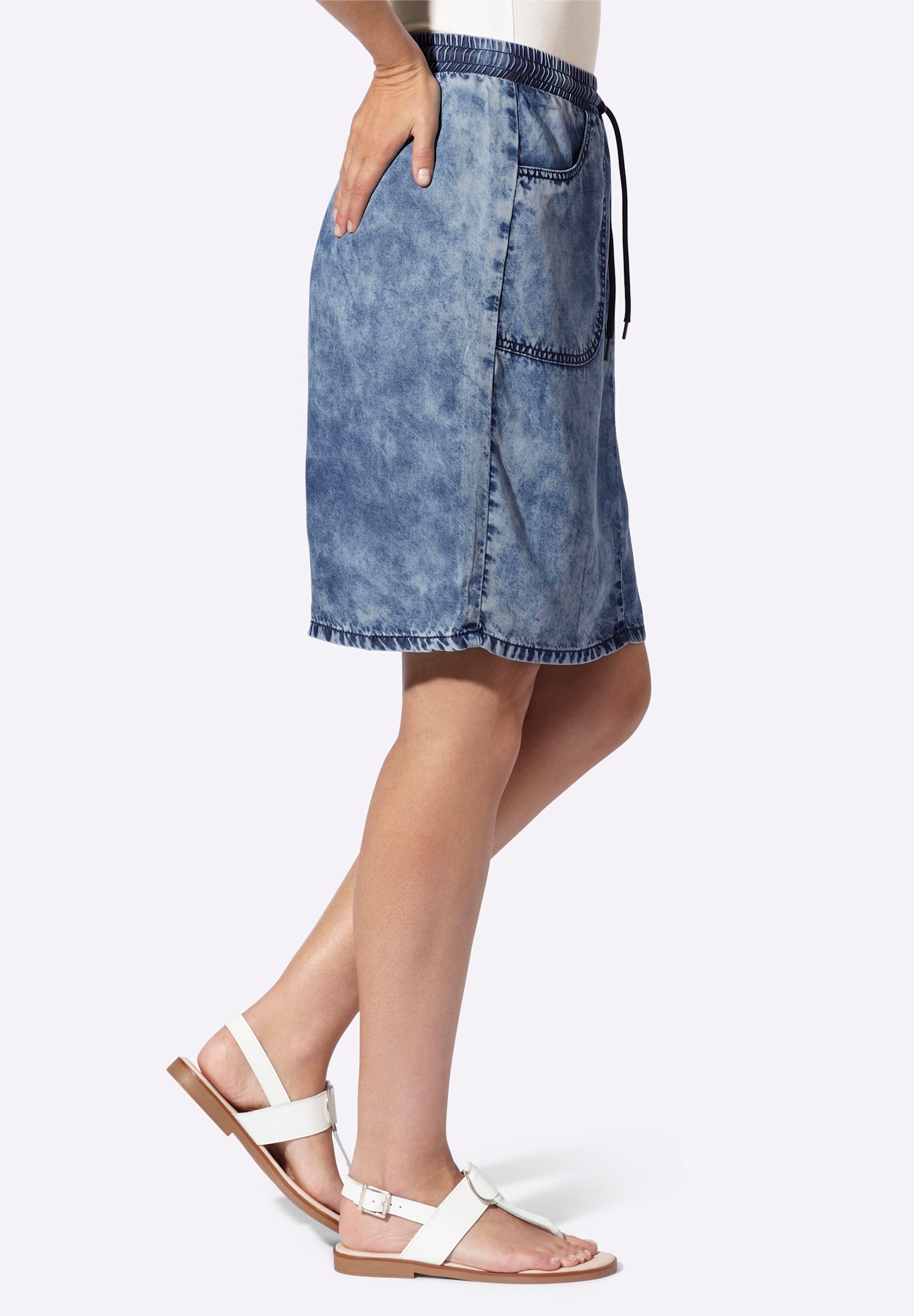 heine Schlupfrock »Rock Schlupfrock in Jeans-Optik«