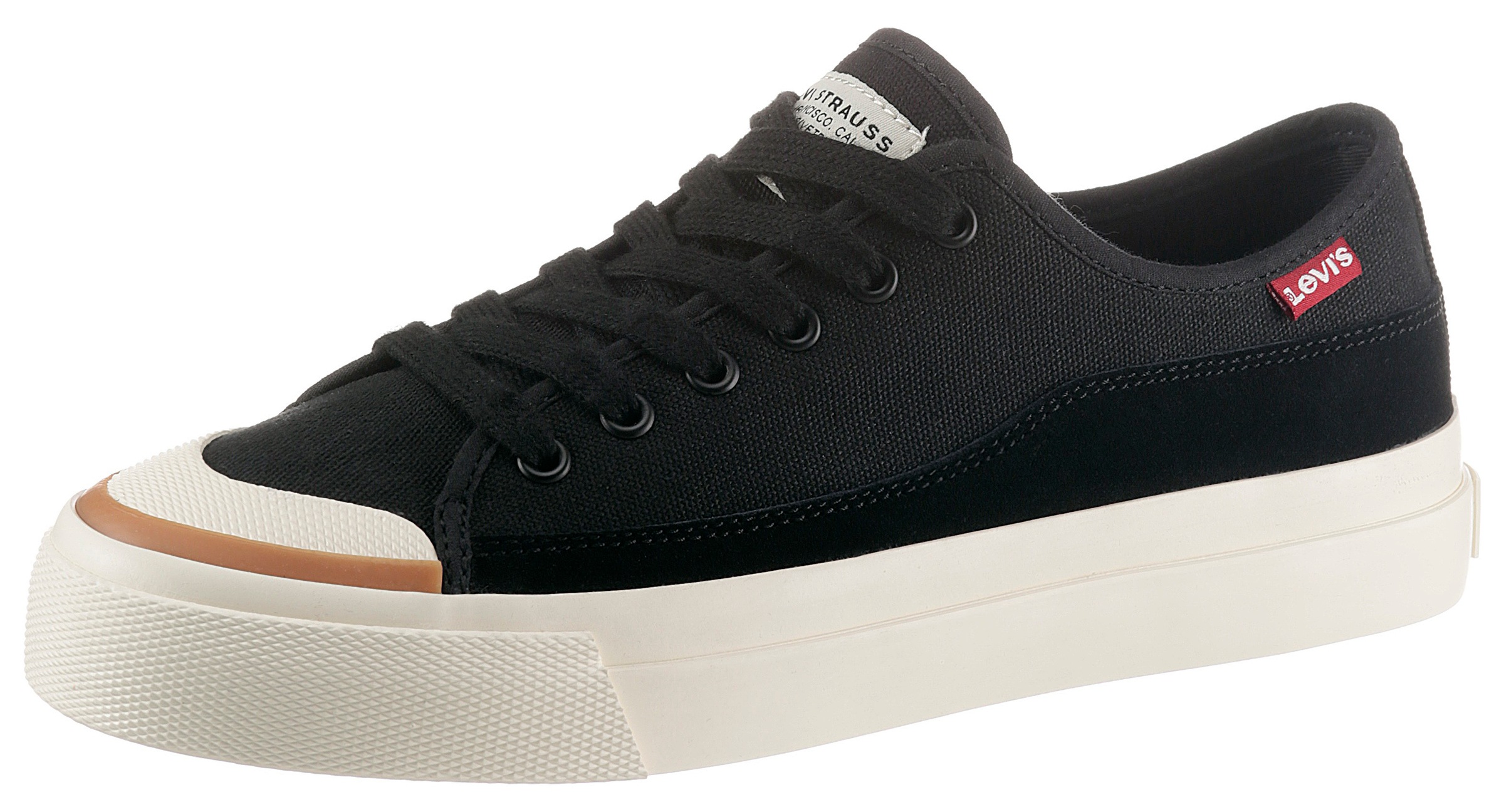 Levi's® Plateausneaker »Squre Low S«, im modischen Materialmix kaufen