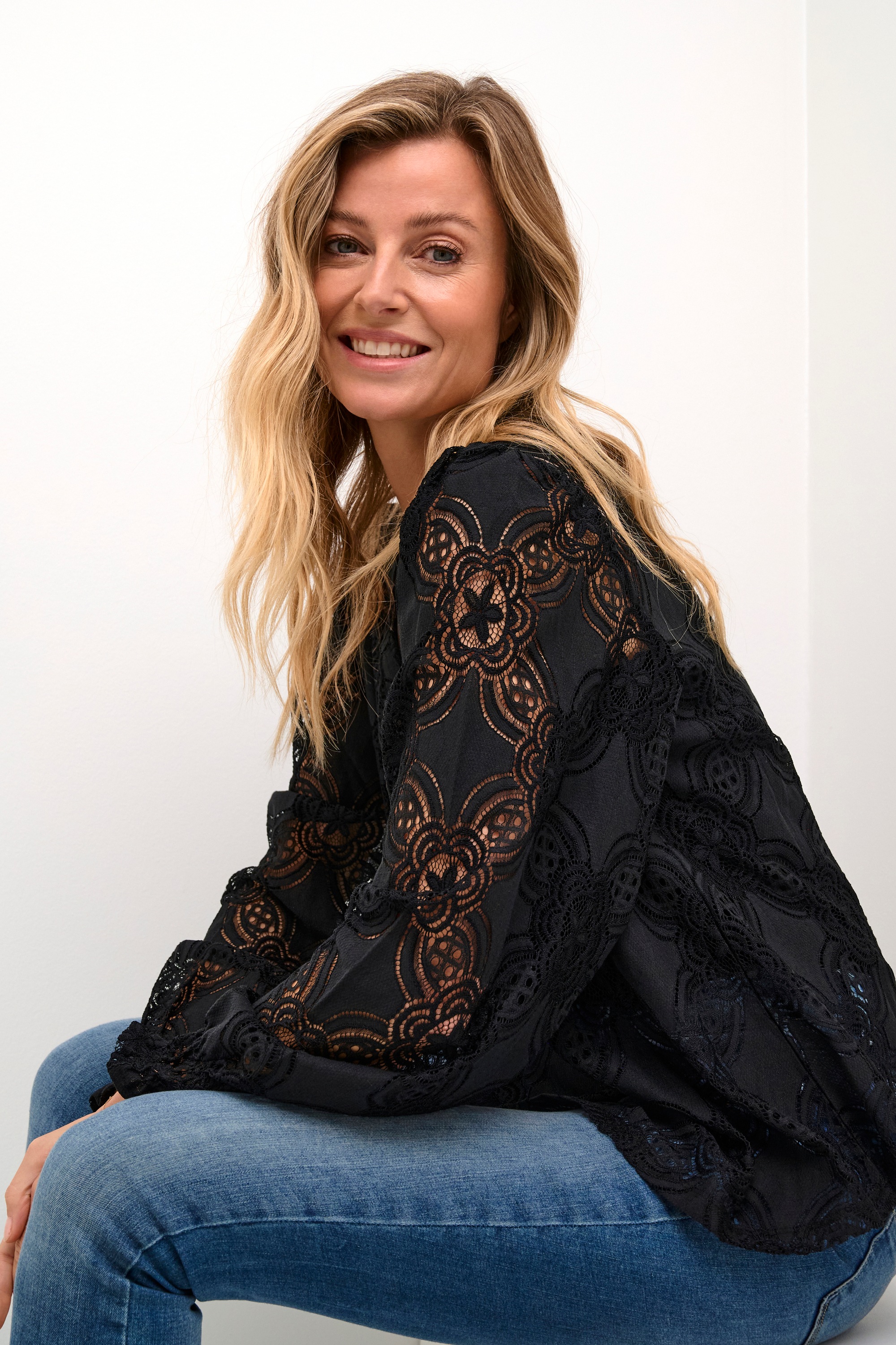 Culture Langarmbluse »Damen Bluse langarm CUolu«