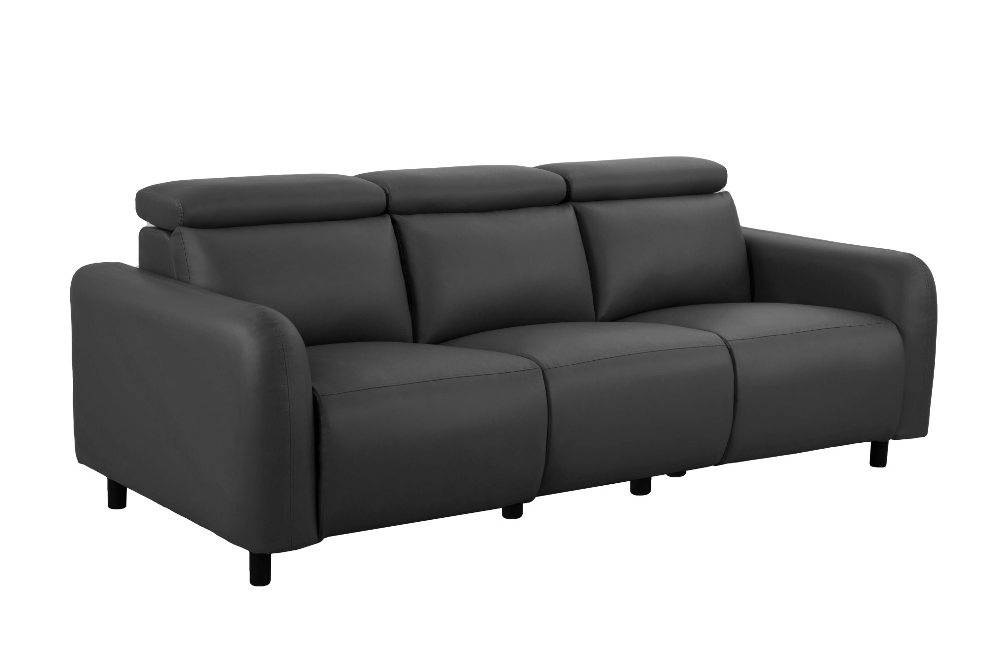 Home affaire 3-Sitzer »SKAANE Kunstleder, 229 cm, manuelle-u. elektrische Relaxfunktion«, Relax-Funktion in 2 Sitzen, Kopfteilverstellung, Federkernpolsterung