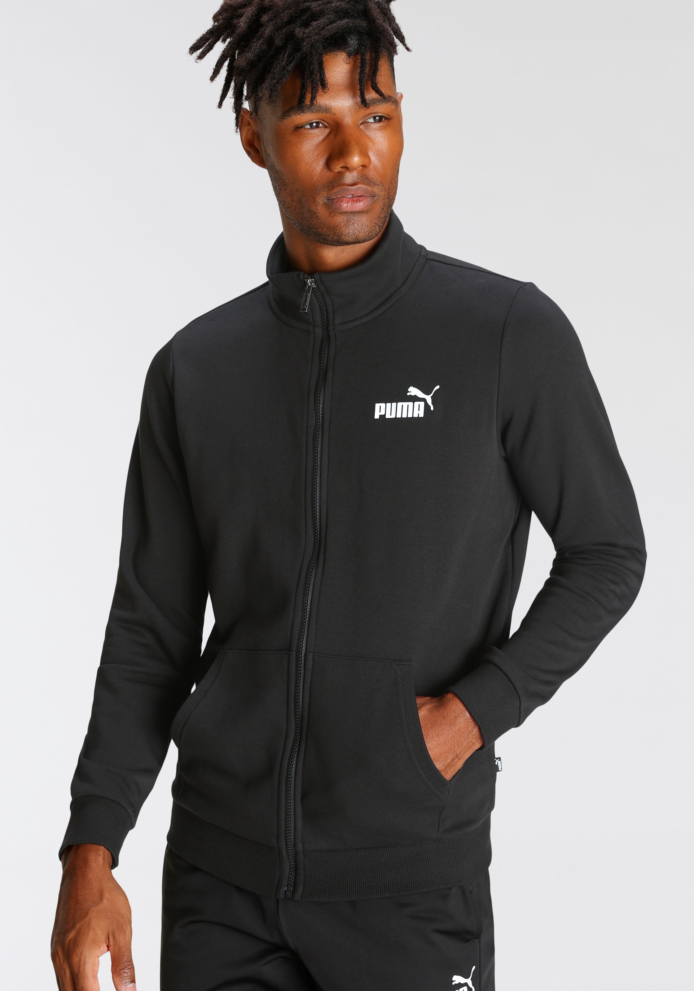 PUMA Trainingsjacke »ESS TRACK JACKET TR«, ohne Kapuze