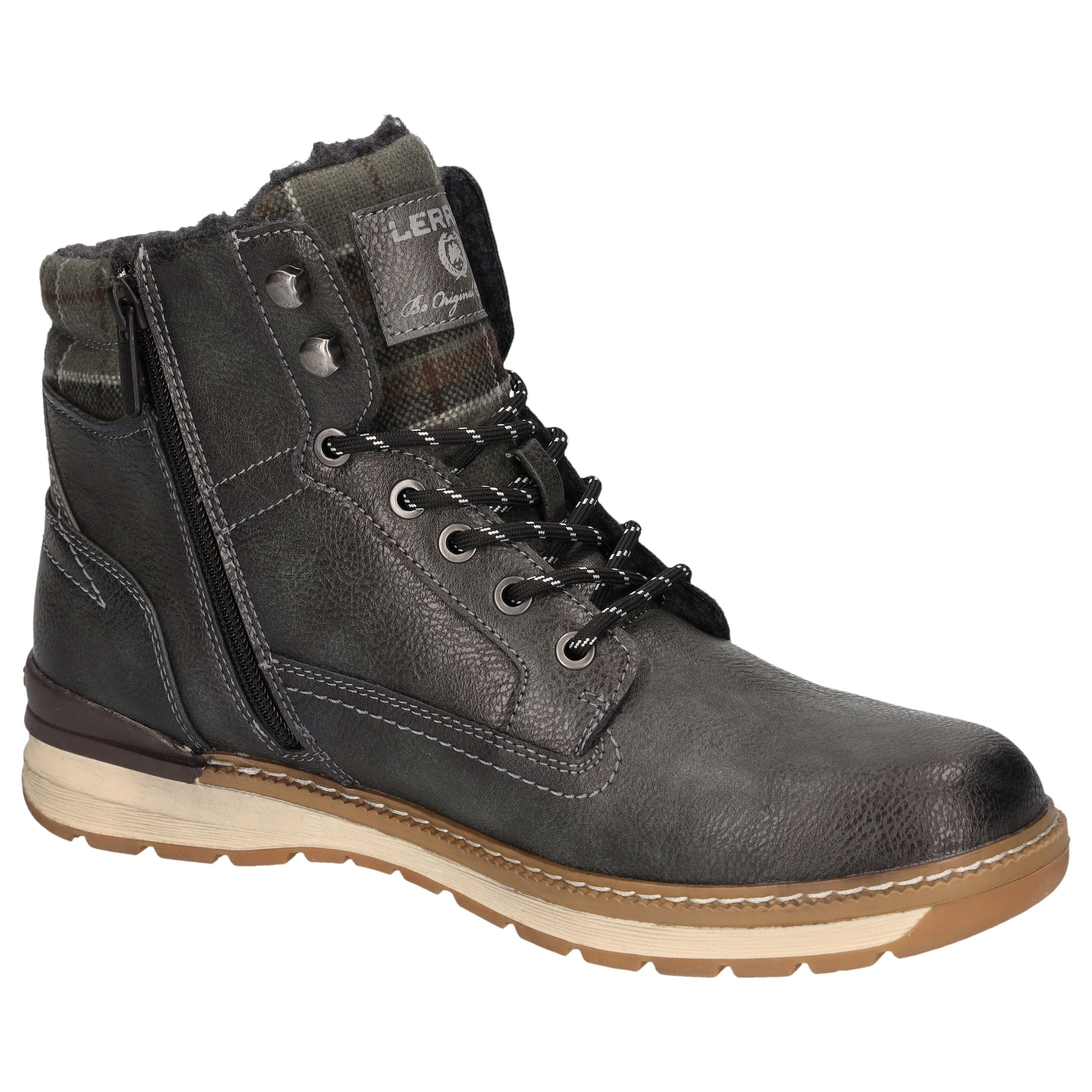 LERROS Winterboots  Schnürboots, Outdoorboots mit modischer Logoverzierung