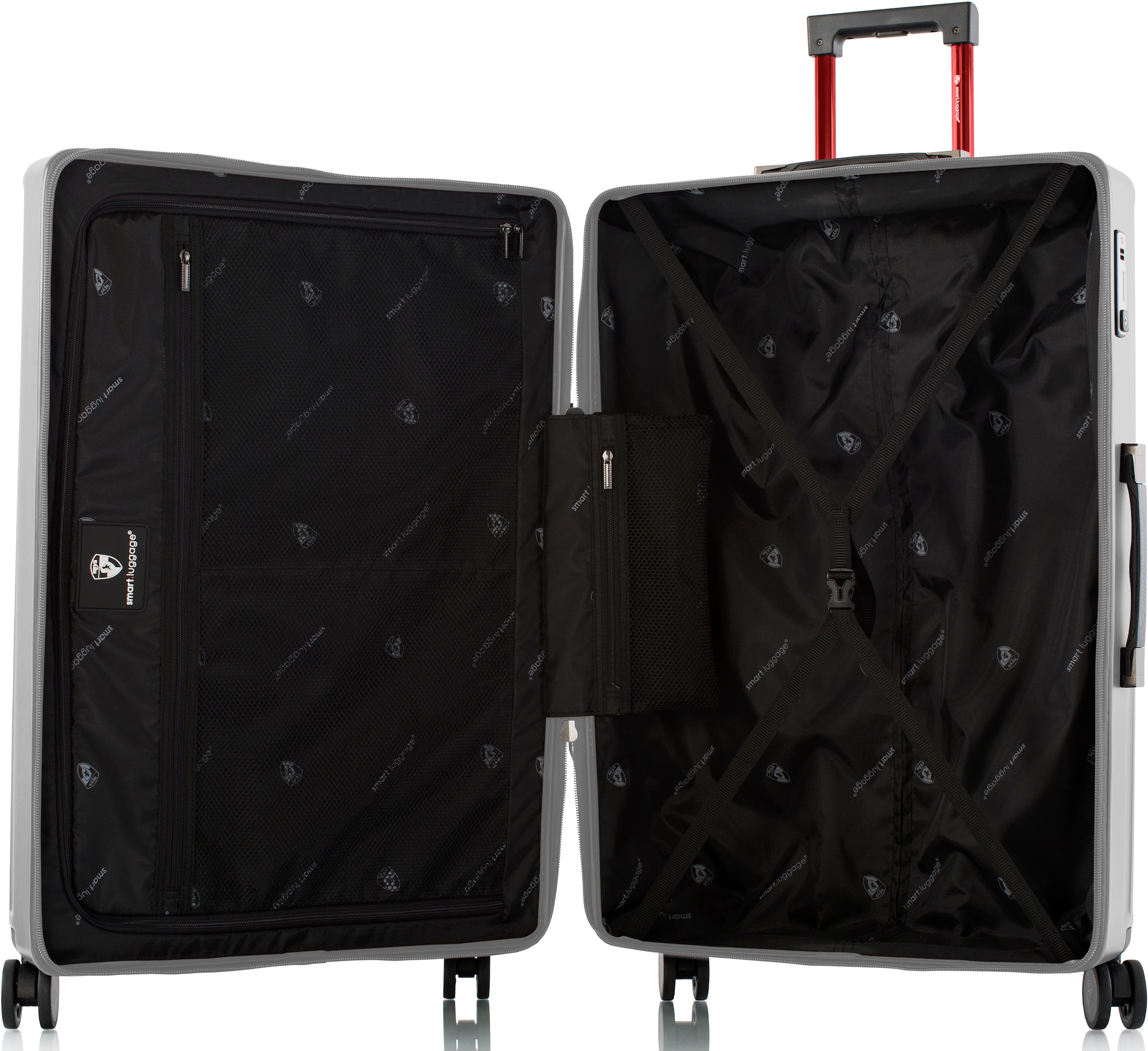 Heys Hartschalen-Trolley »Smart Luggage®, in verschiedenen Farben und Größen«, 4 Rollen, Heys x Joachim Llambi Handgepäck Smart Gepäck mit App-Funktion