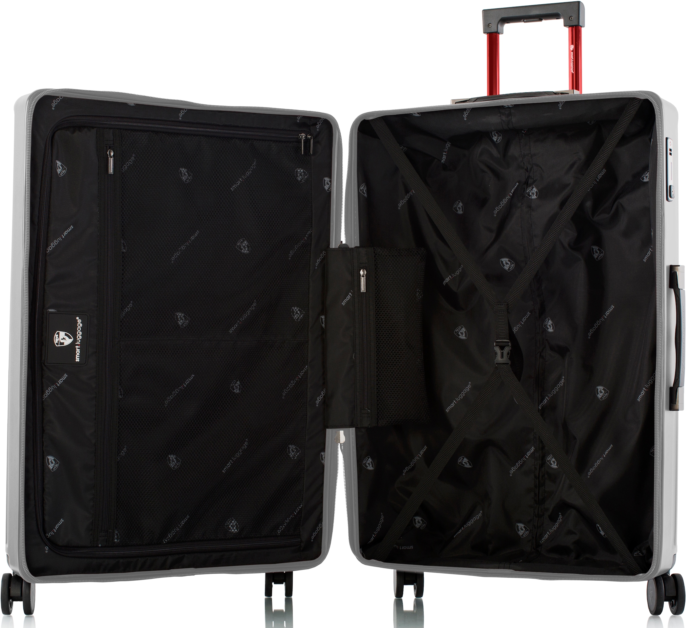 Heys Hartschalen-Trolley »Smart Luggage®, 76 cm«, 4 Rollen, Koffer groß vollständig venetztes High-End-Gepäck mit App-Funktion