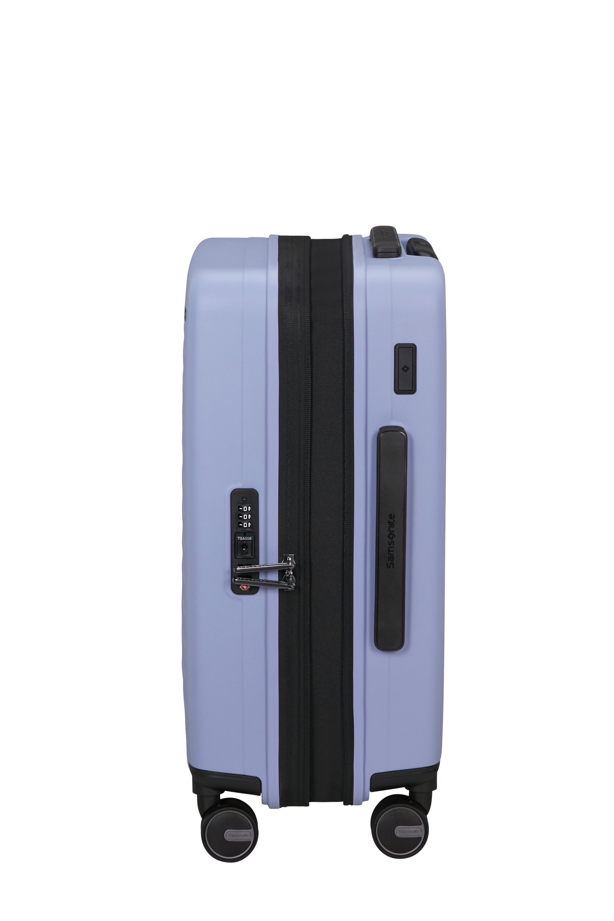 Samsonite Hartschalen-Trolley »RESTACKD« 39 l 4 Rollen mit fester Trennwand und verstellbaren Packgurten