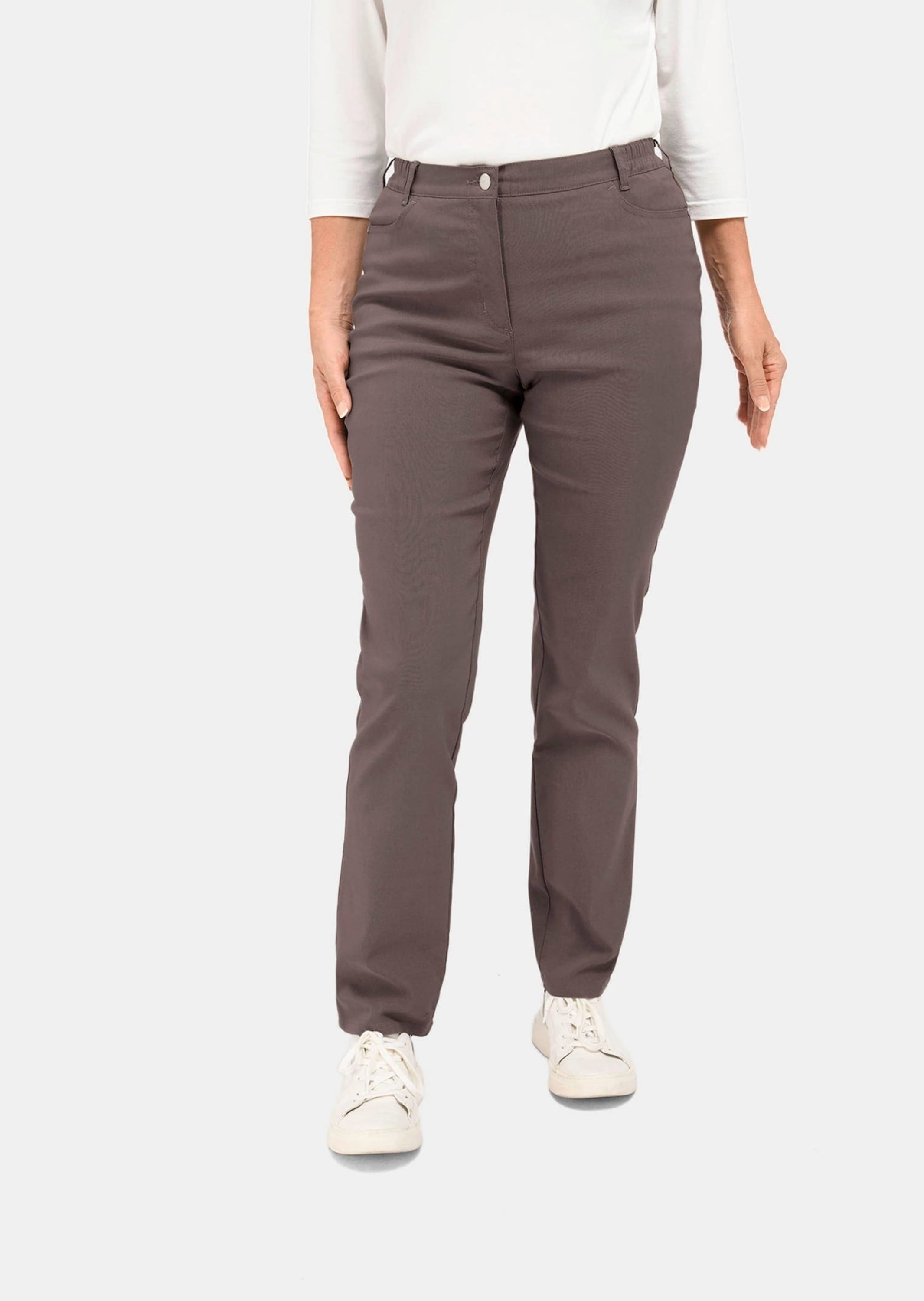 GOLDNER Stoffhose »Kurzgröße Perfekte Super-Stretch-Hose CARLA«