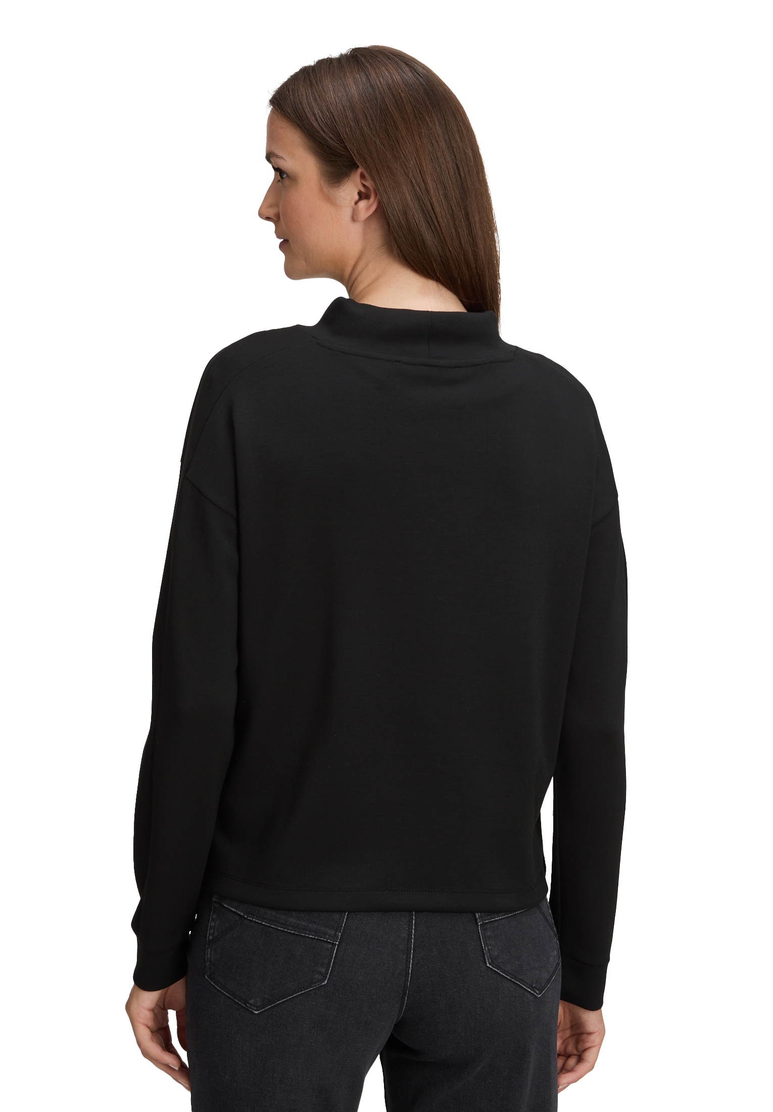 Betty&Co Sweatshirt »Sweatshirt mit Stehkragen«
