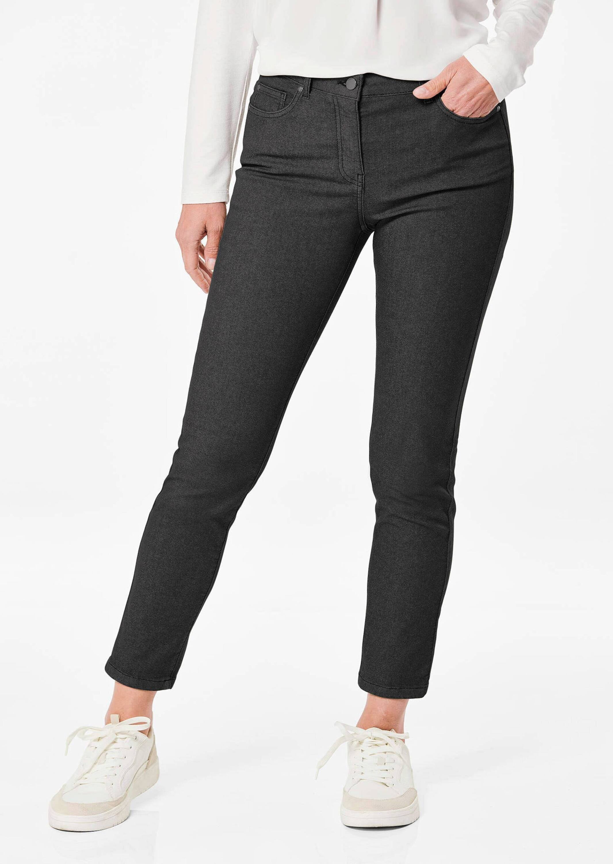 GOLDNER 7/8-Hose »Kurzgröße Schmale Stretchhose BELLA«