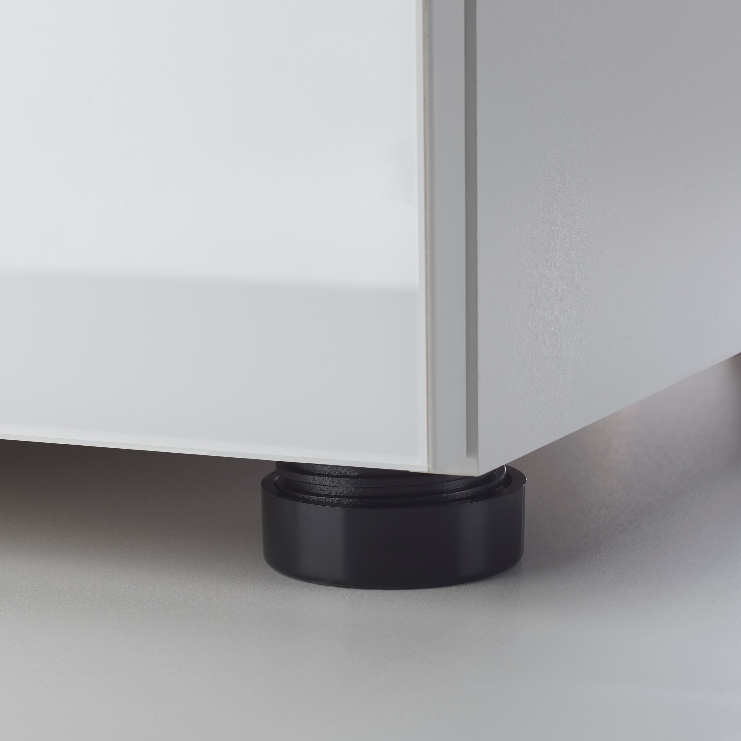 rauch Nachtkommode »Nachttisch Nachtschrank Nachtkonsole FLIPP mit Glasfront«, (Breite 40 cm), mit 3 Schubladen und Soft-Close-Funktion, Oberboden und Front Glas